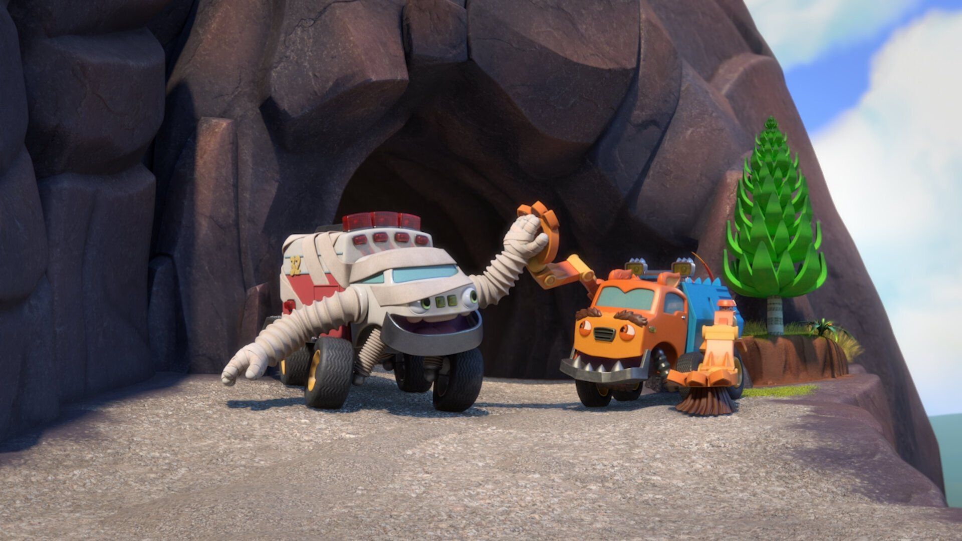 Mighty MonsterWheelies background