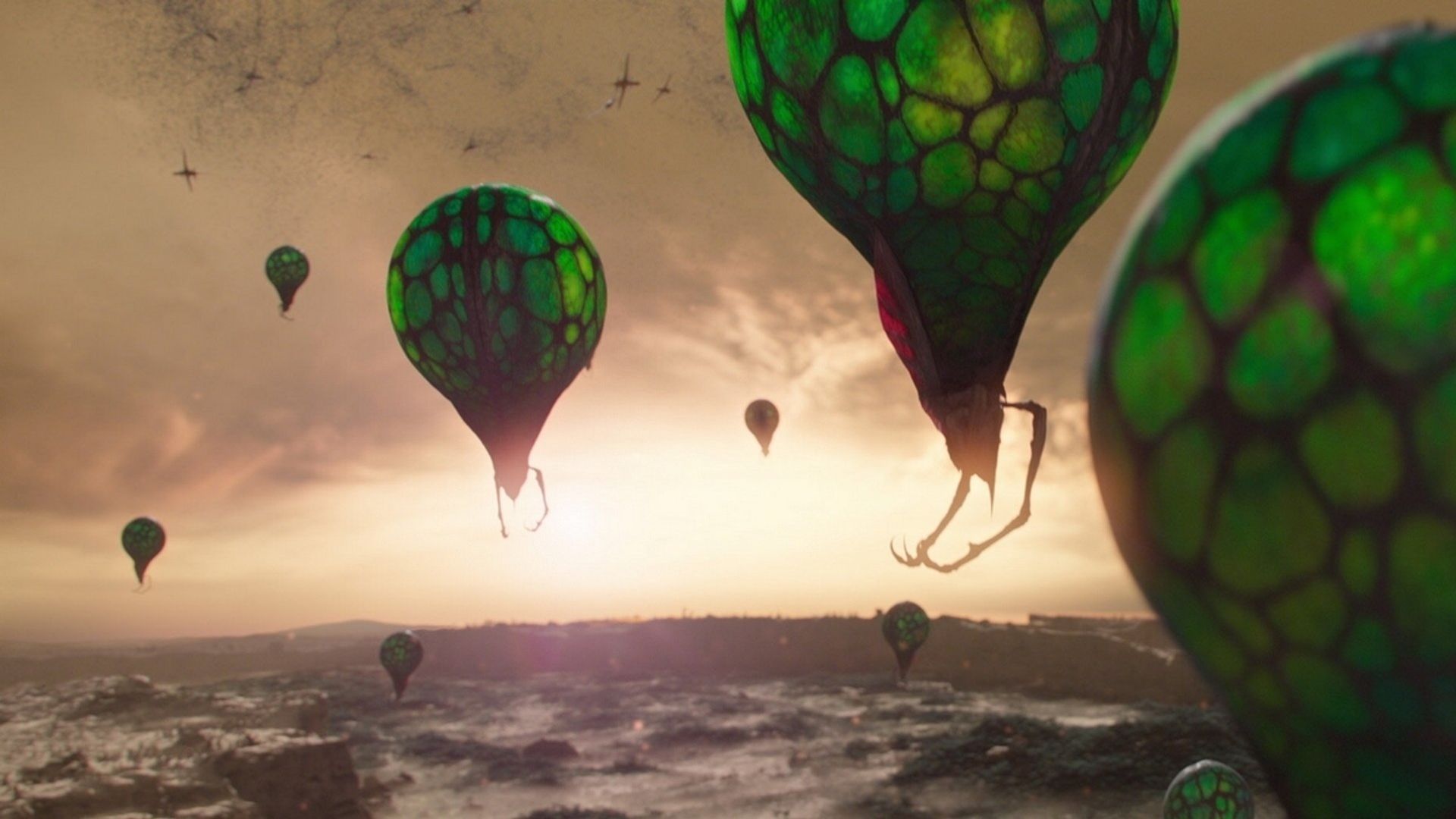Alien Worlds background