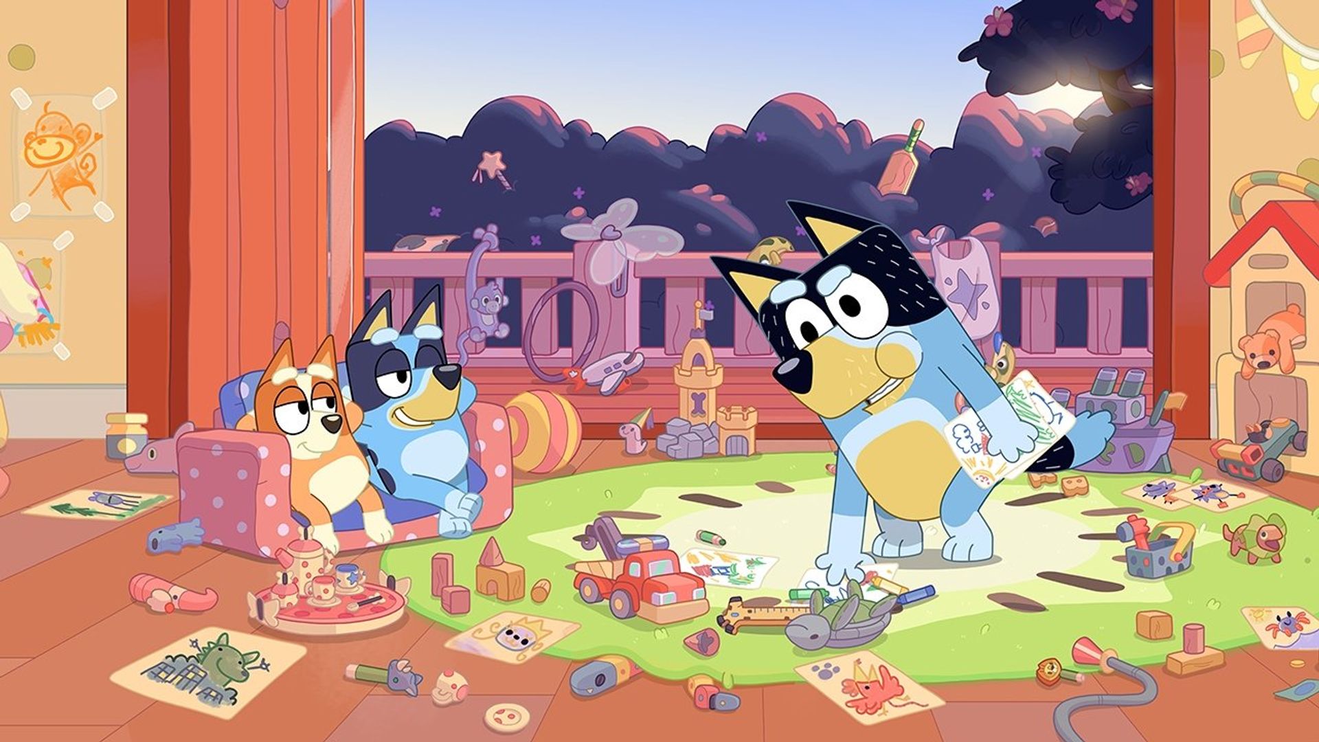 Bluey background