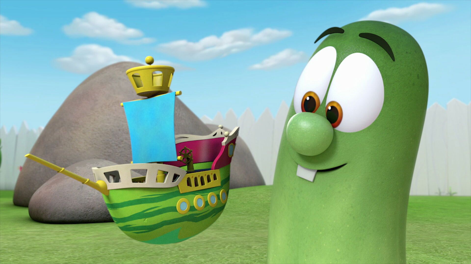 VeggieTales in the House background
