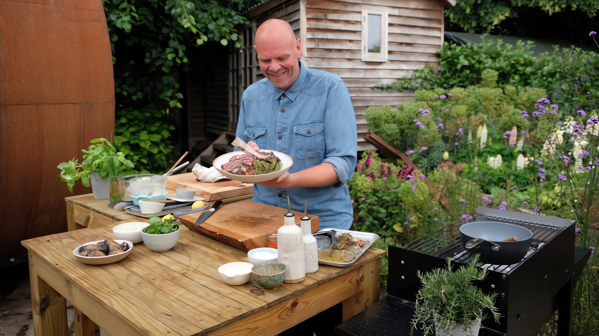 Tom Kerridge Barbecues background
