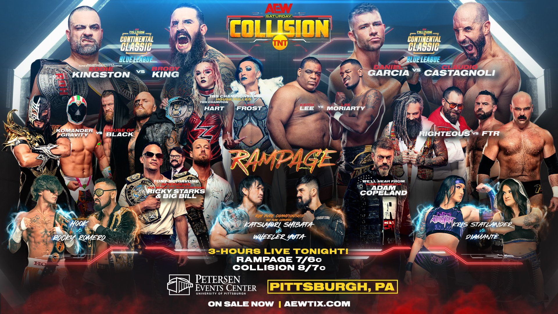 AEW Collision background