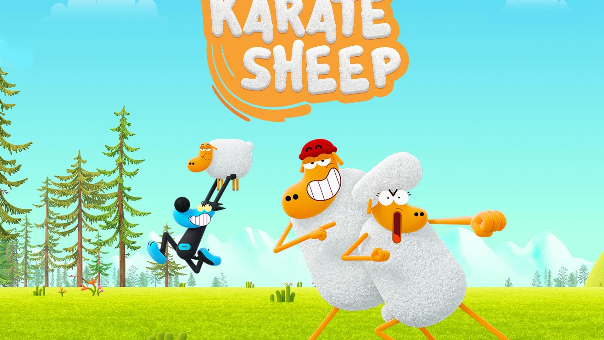 Karate Sheep background