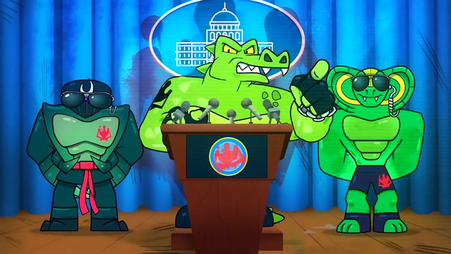 Heroes of Goo Jit Zu background