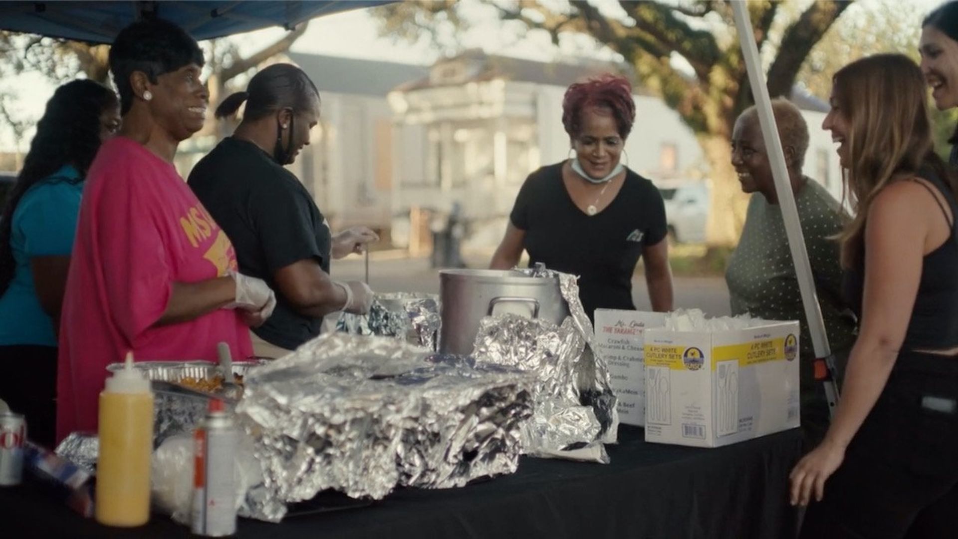 Street Food: USA background