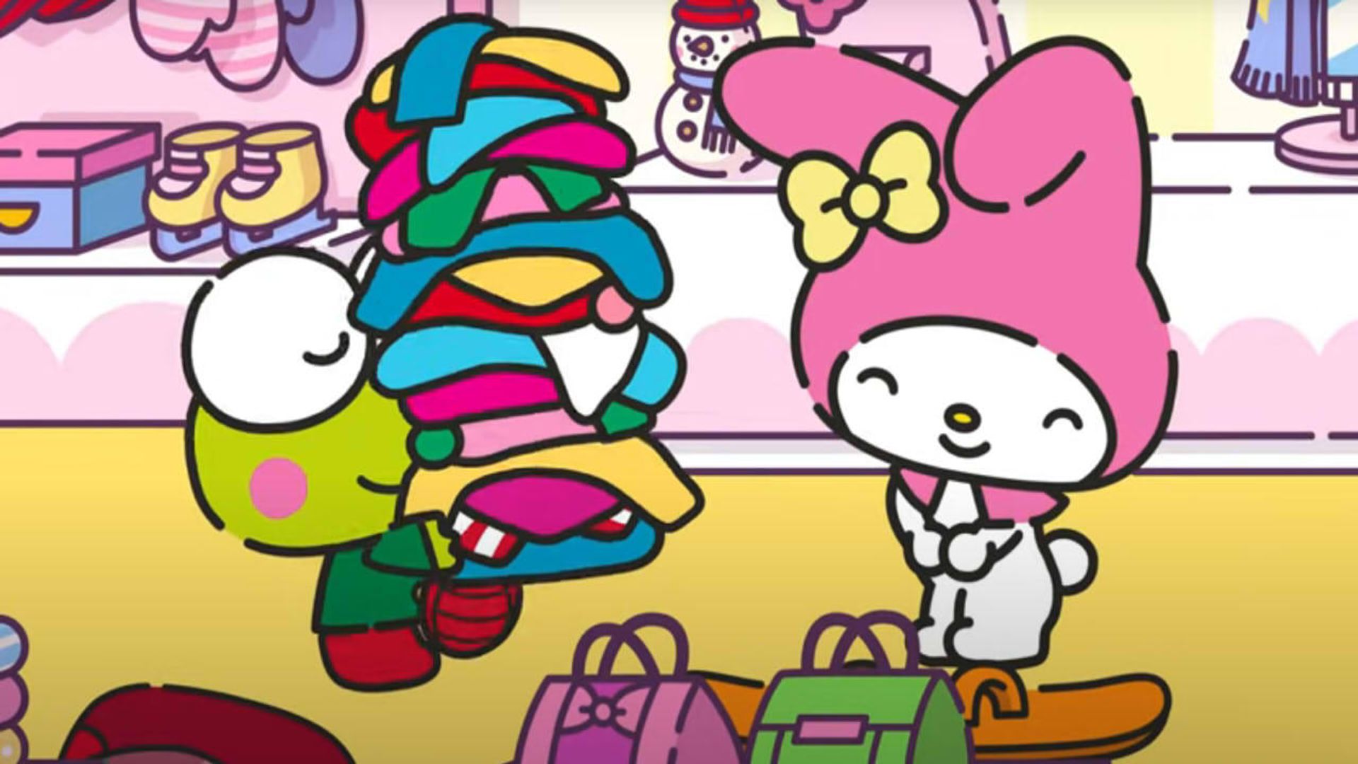 Hello Kitty and Friends Supercute Adventures background