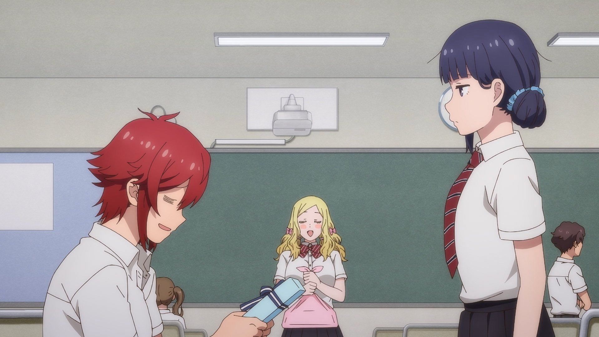 Tomo-chan Is a Girl! background