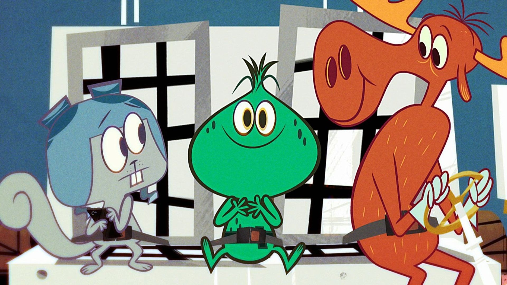 The Adventures of Rocky and Bullwinkle background