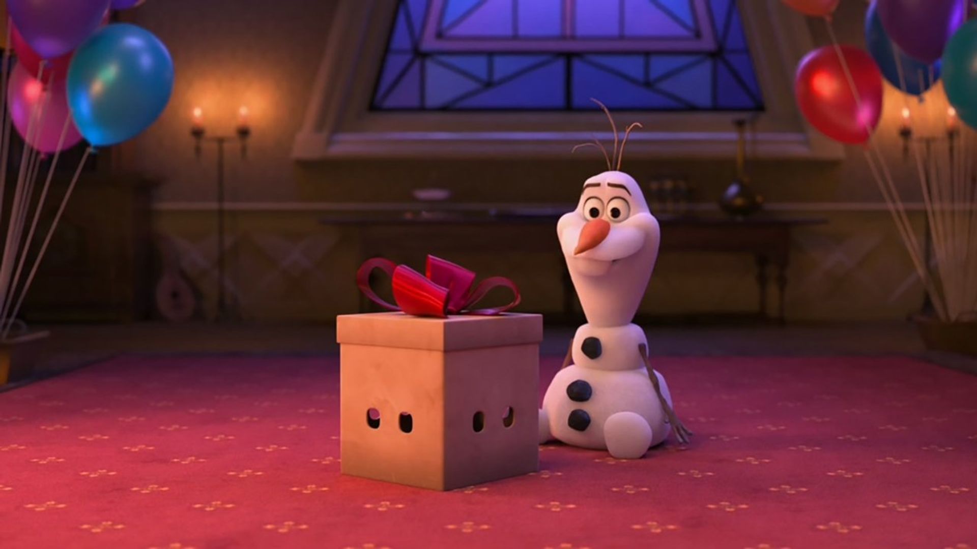 At Home with Olaf background