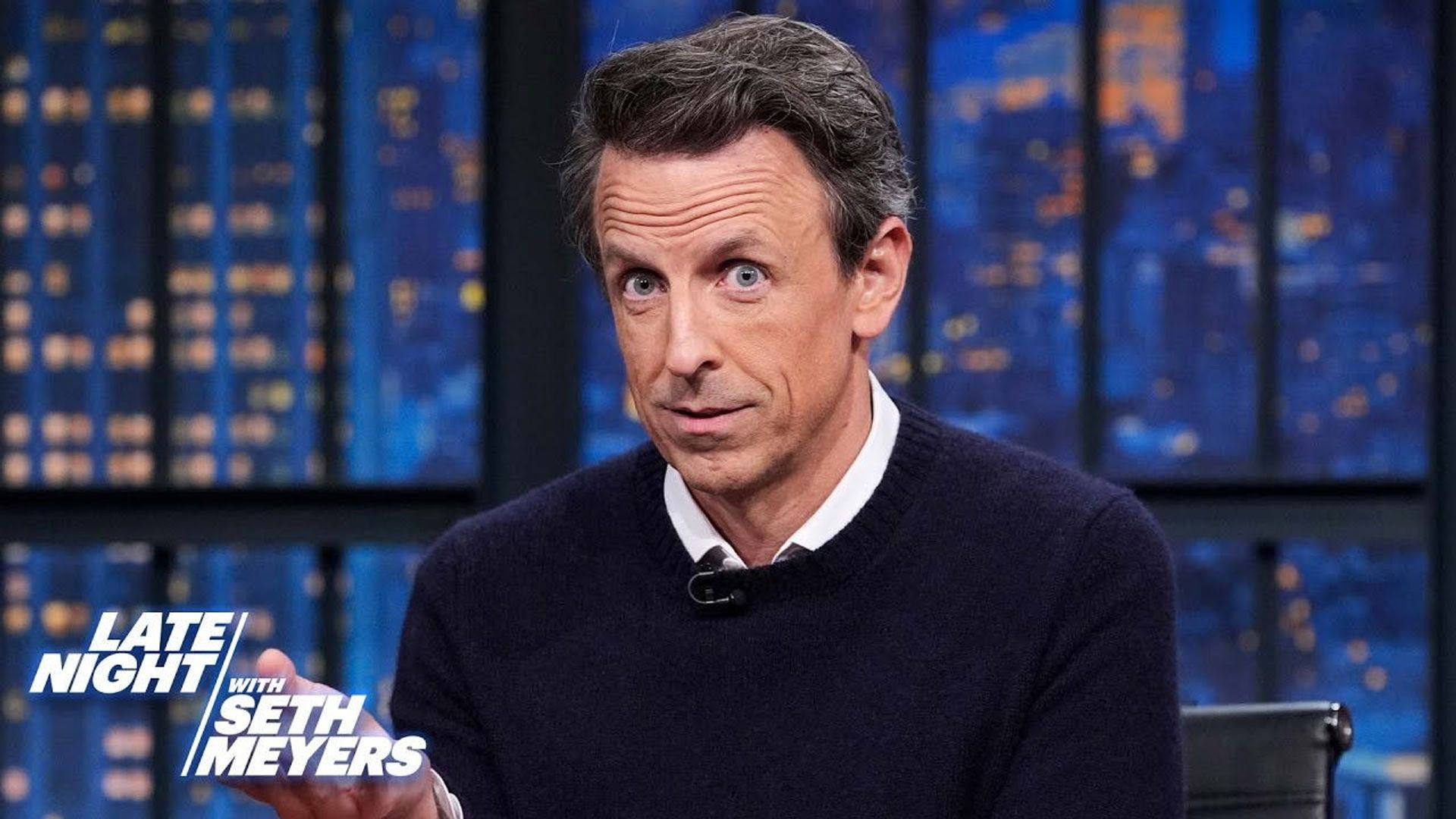 Late Night with Seth Meyers: Corrections" background