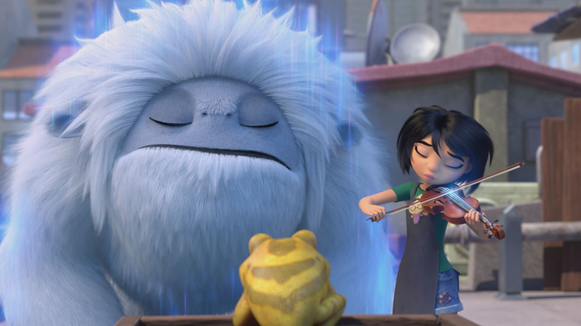 Abominable and the Invisible City background