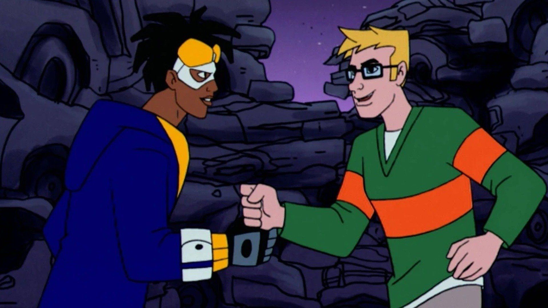 Static Shock background