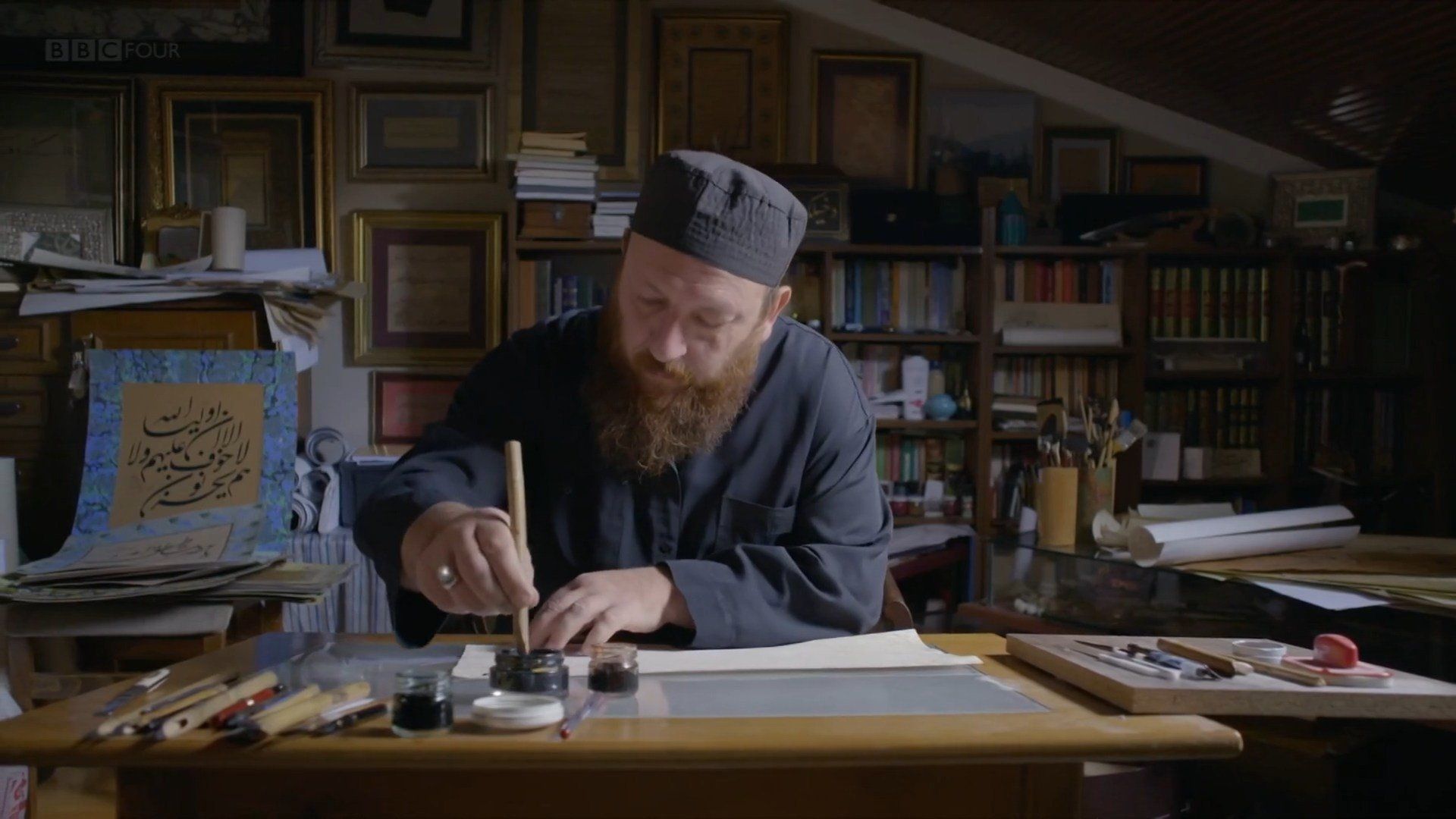 The Secret History of Writing background