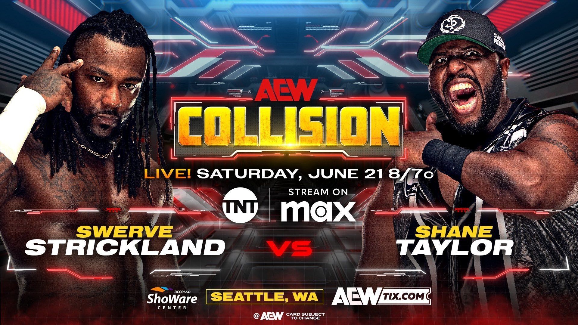 AEW Collision background