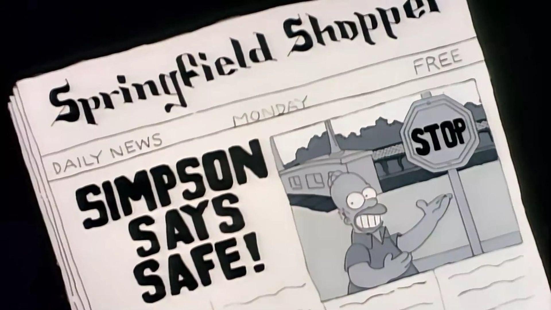 The Simpsons background