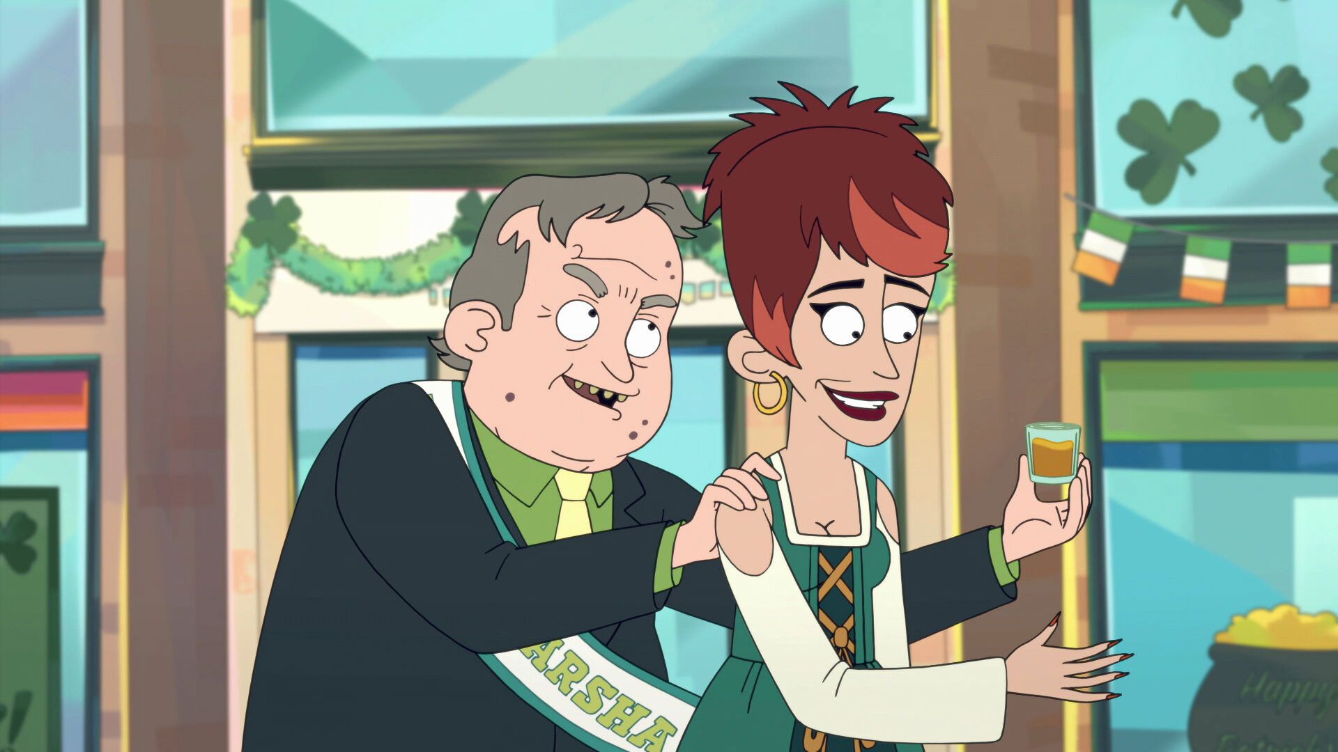 Chicago Party Aunt background