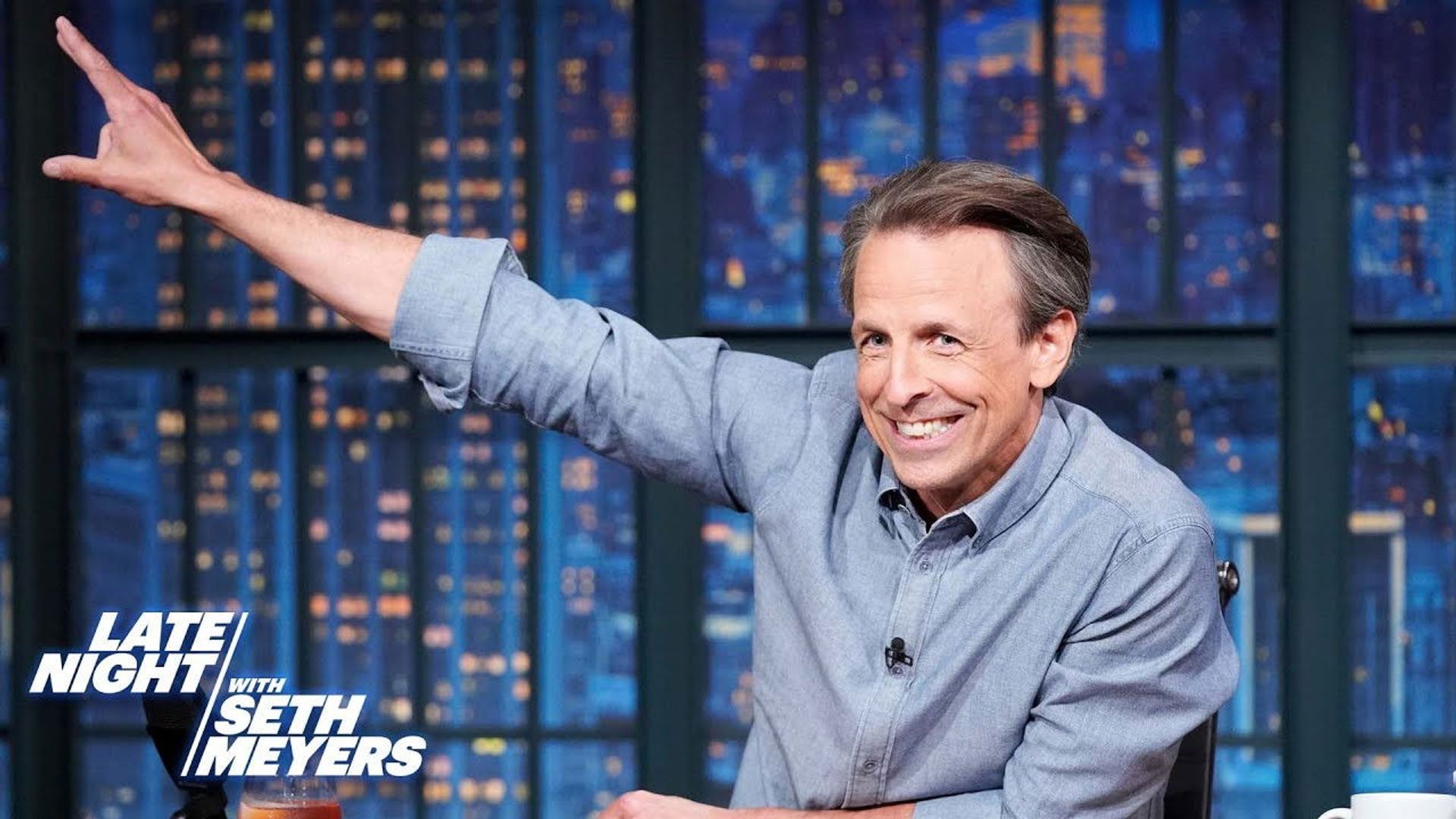 Late Night with Seth Meyers: Corrections" background
