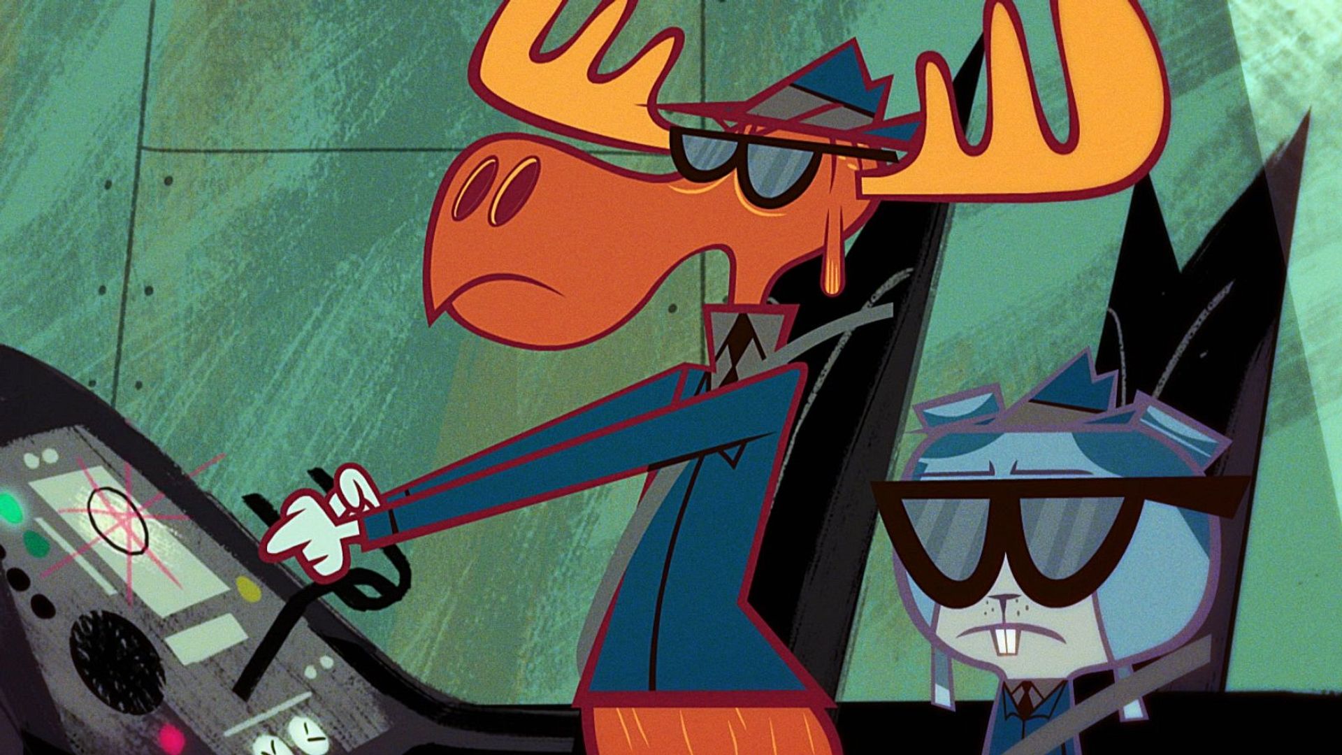 The Adventures of Rocky and Bullwinkle background