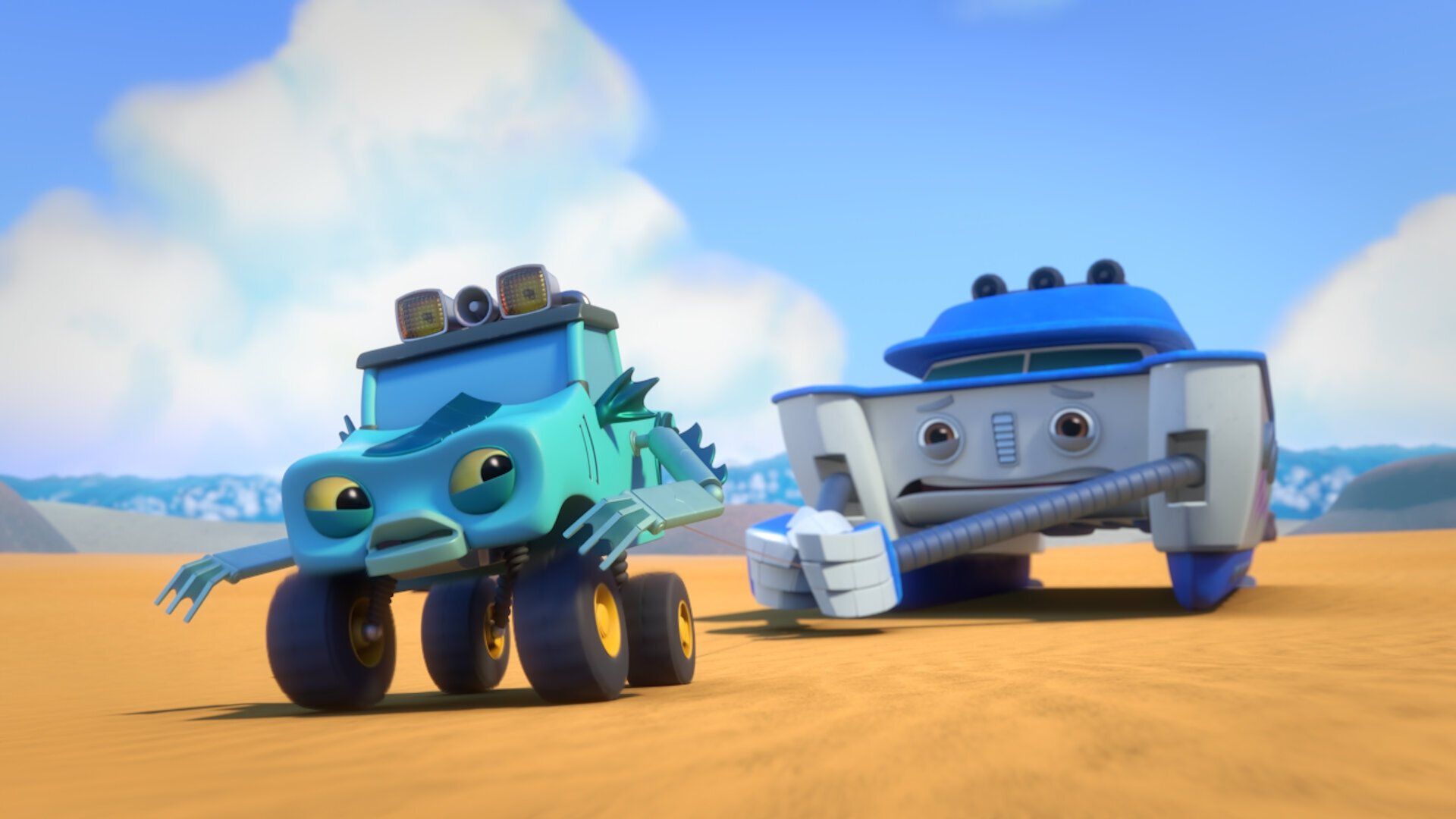 Mighty MonsterWheelies background