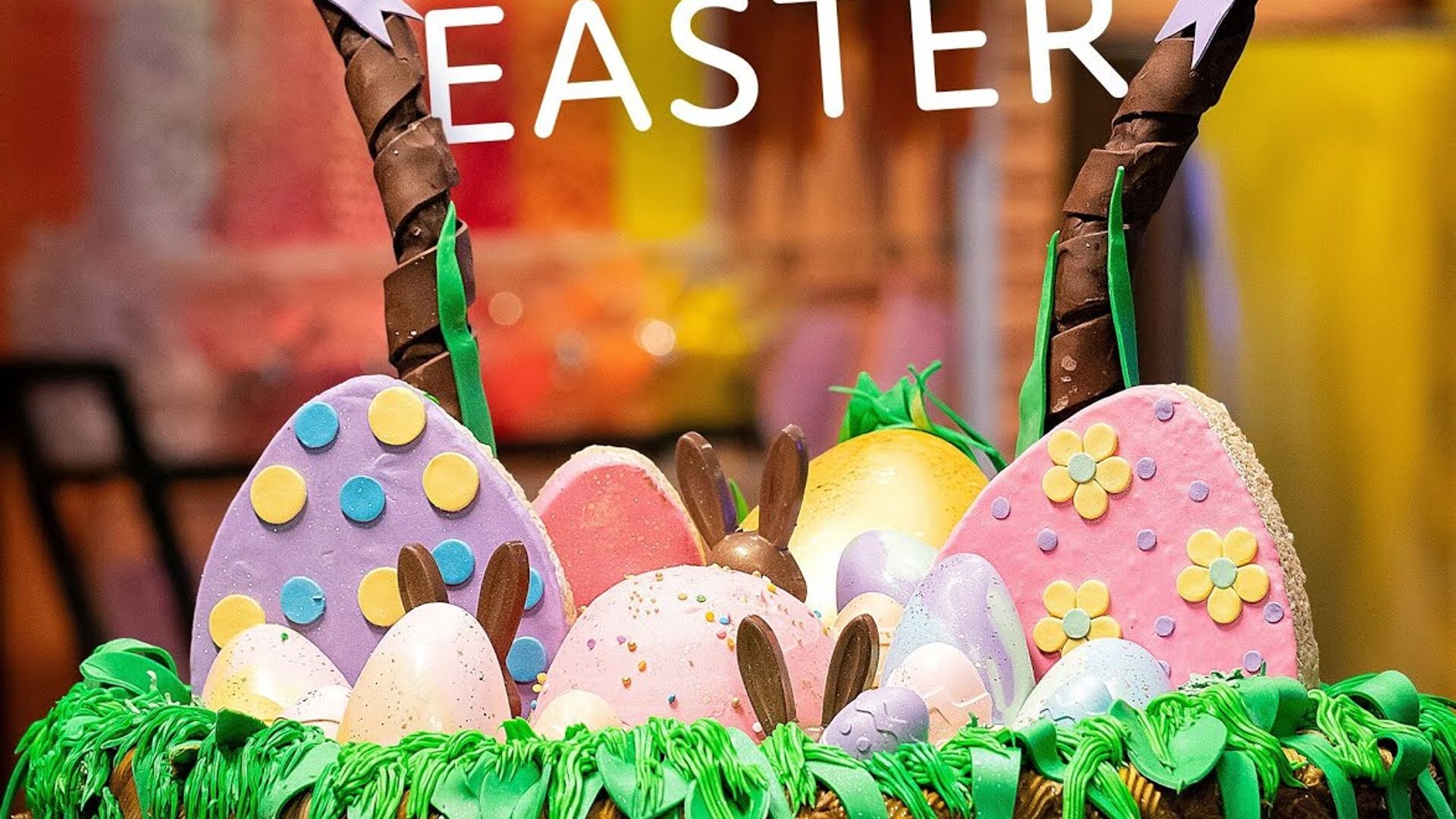 Spring Baking Championship: Easter background