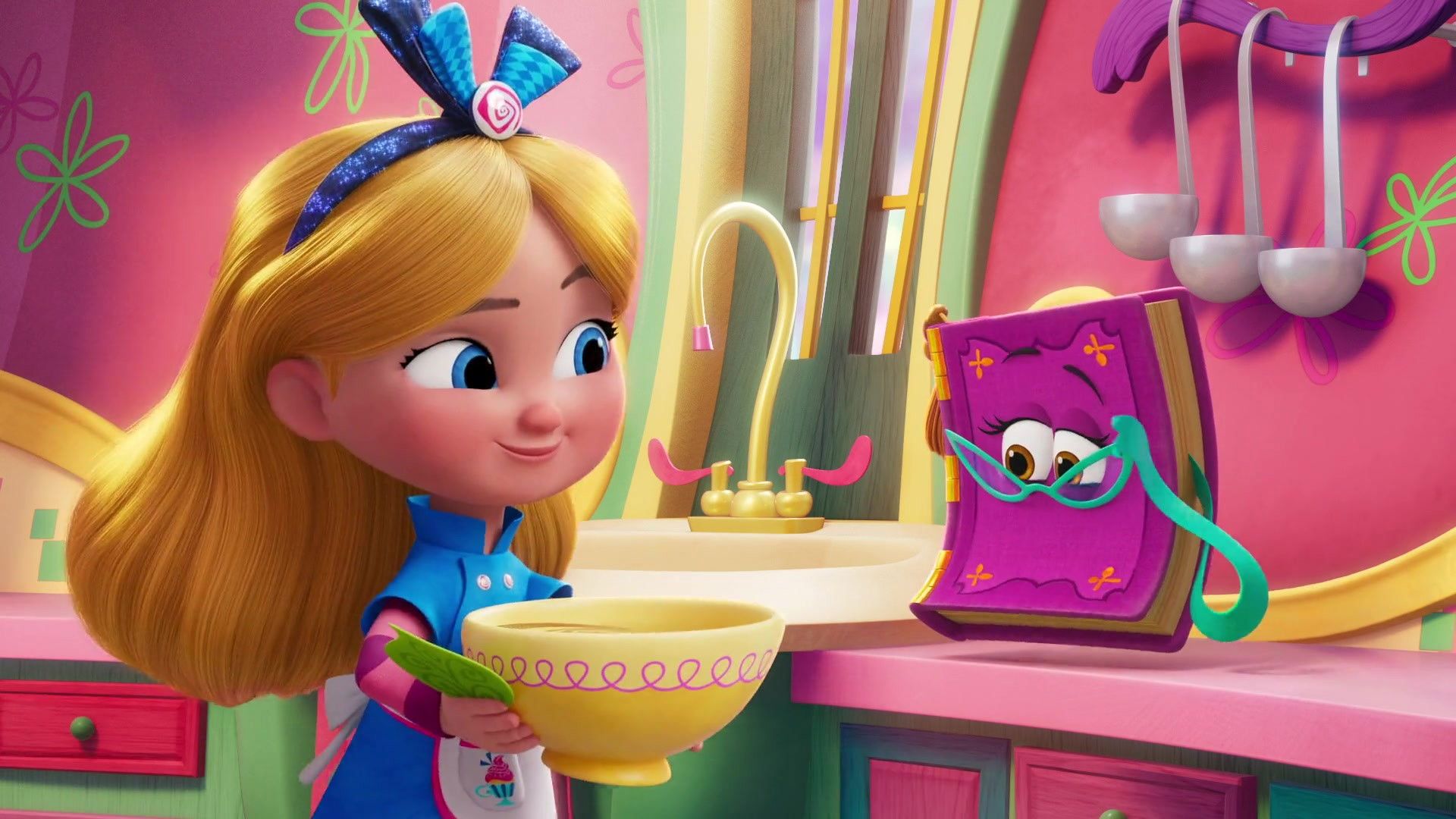 Alice's Wonderland Bakery background