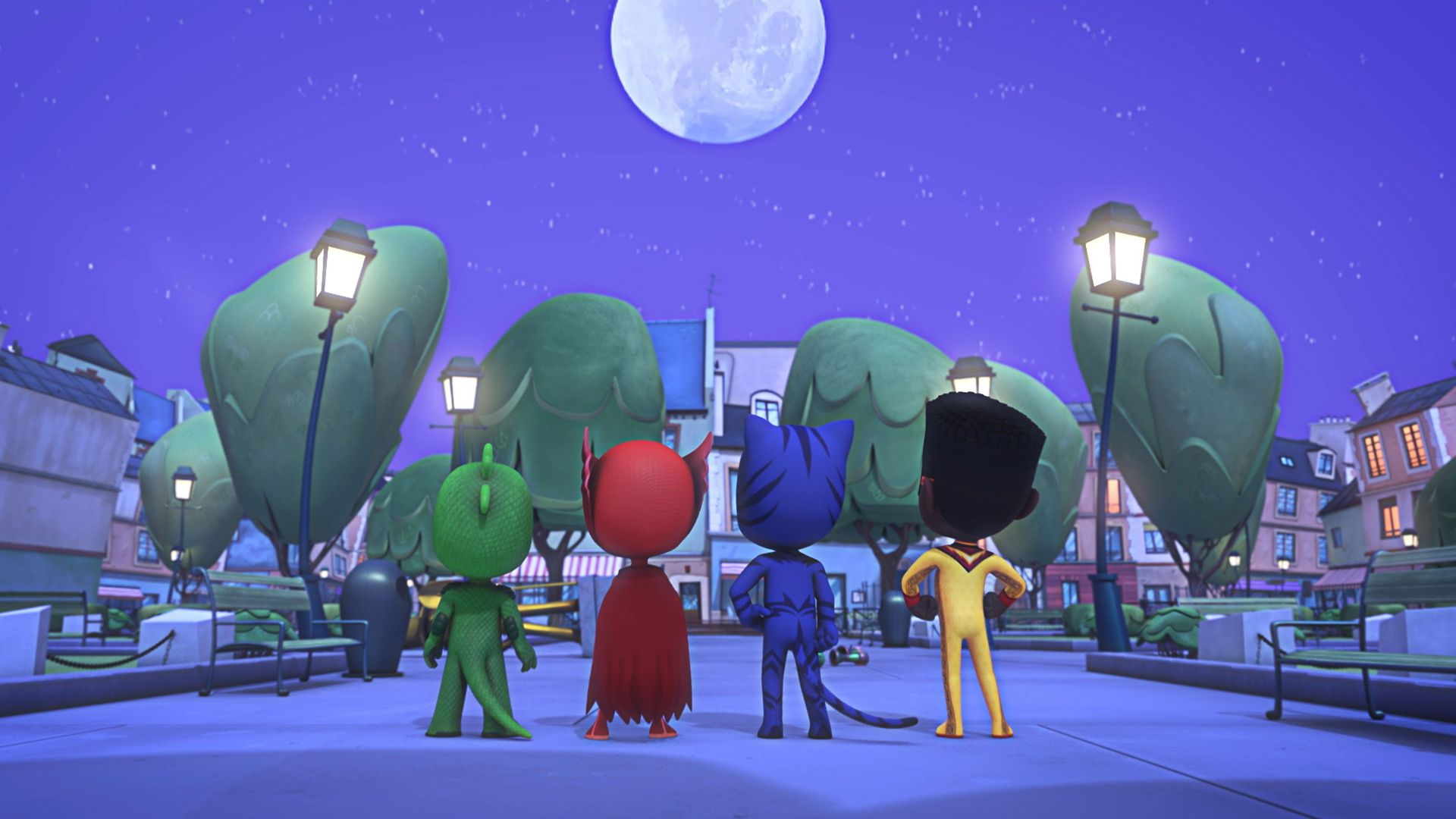 PJ Masks: Power Heroes background