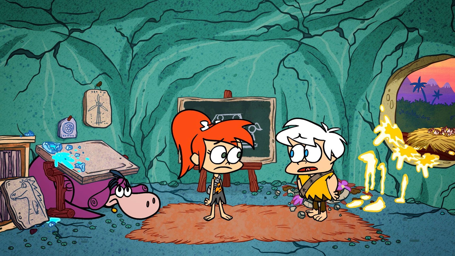 Yabba-Dabba Dinosaurs! background