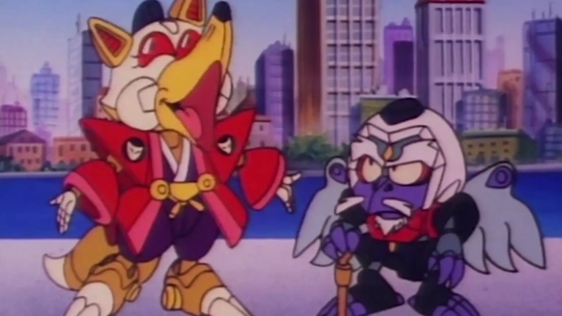 Samurai Pizza Cats background