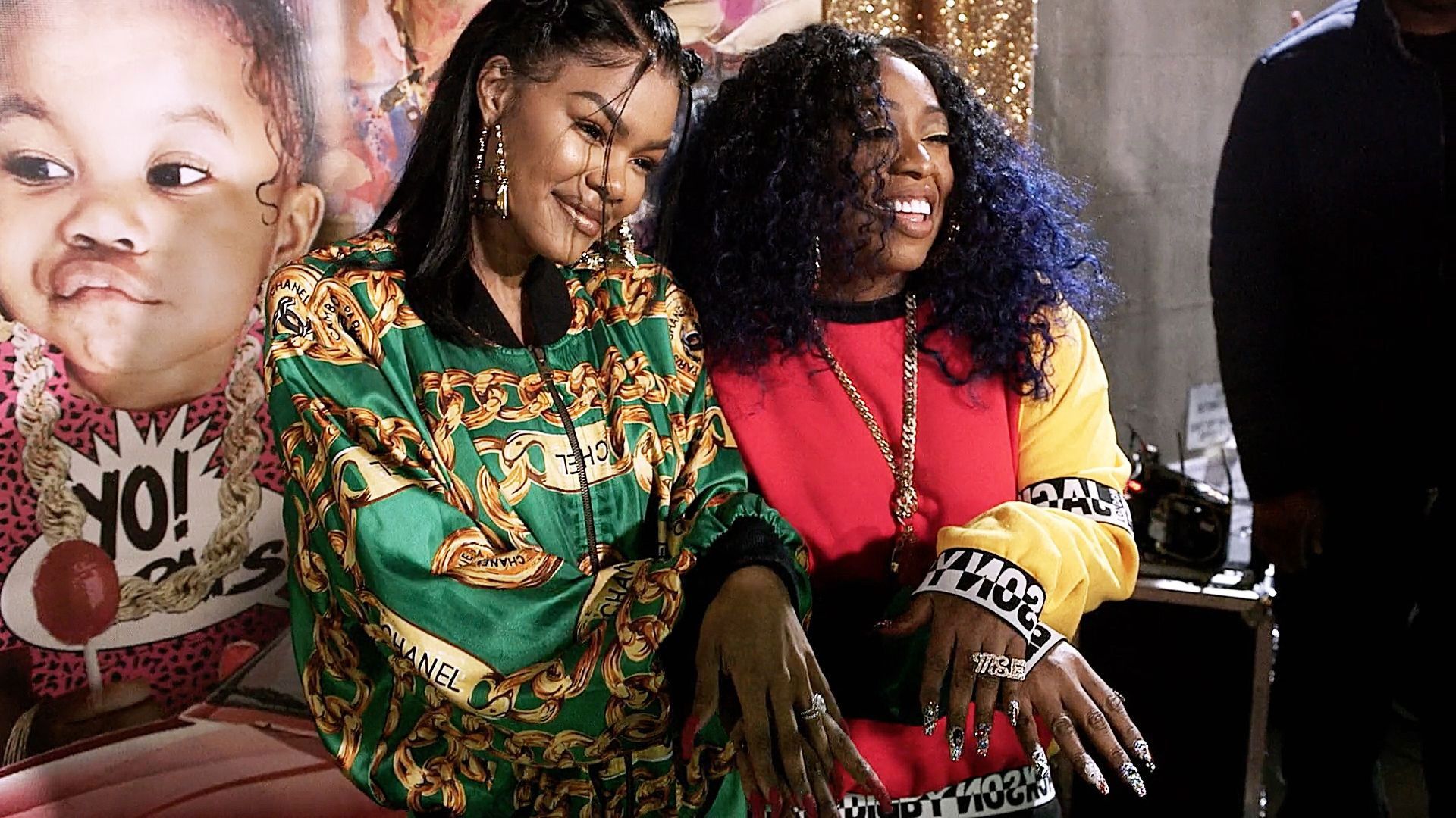 Teyana and Iman background
