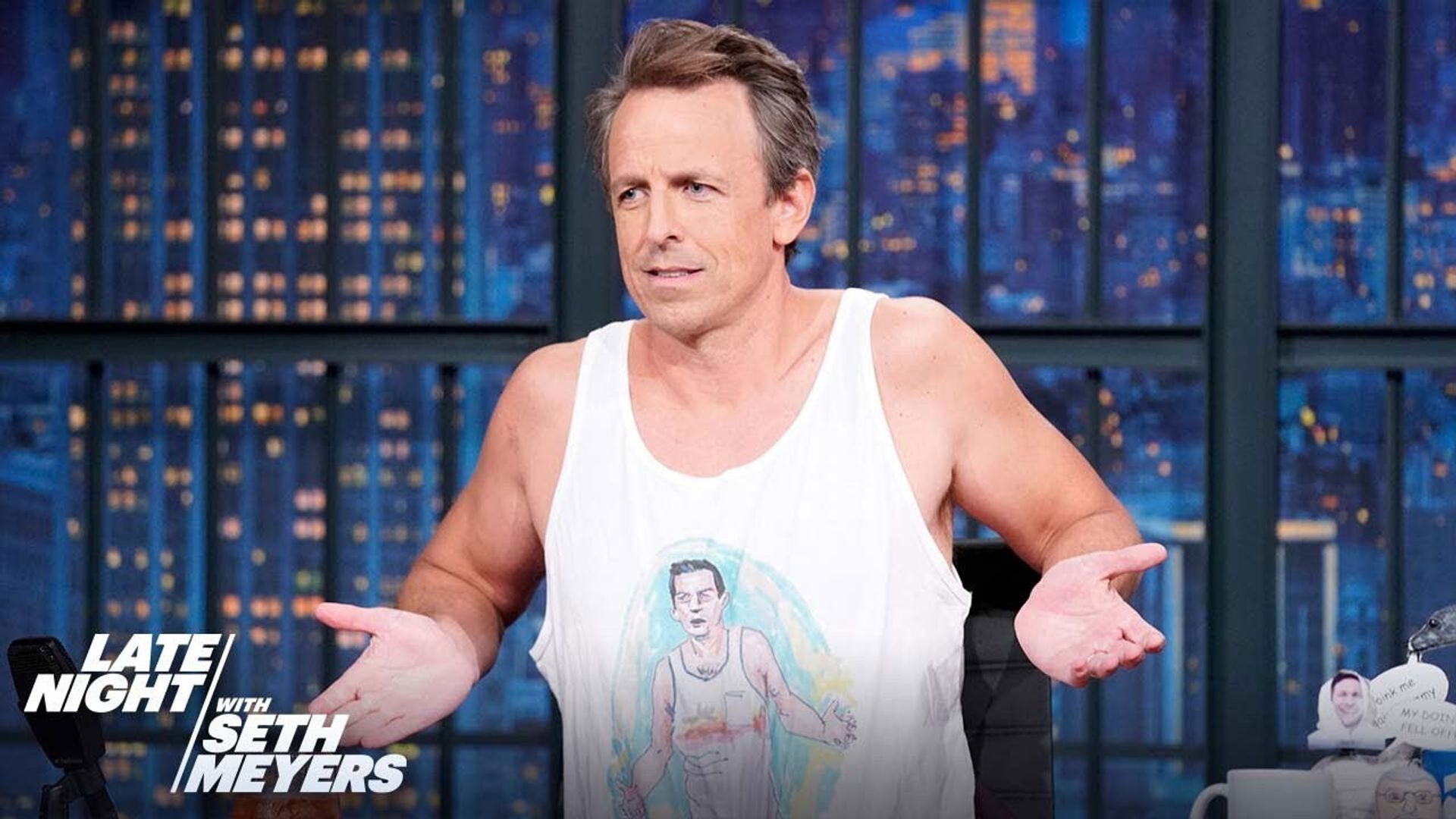 Late Night with Seth Meyers: Corrections" background