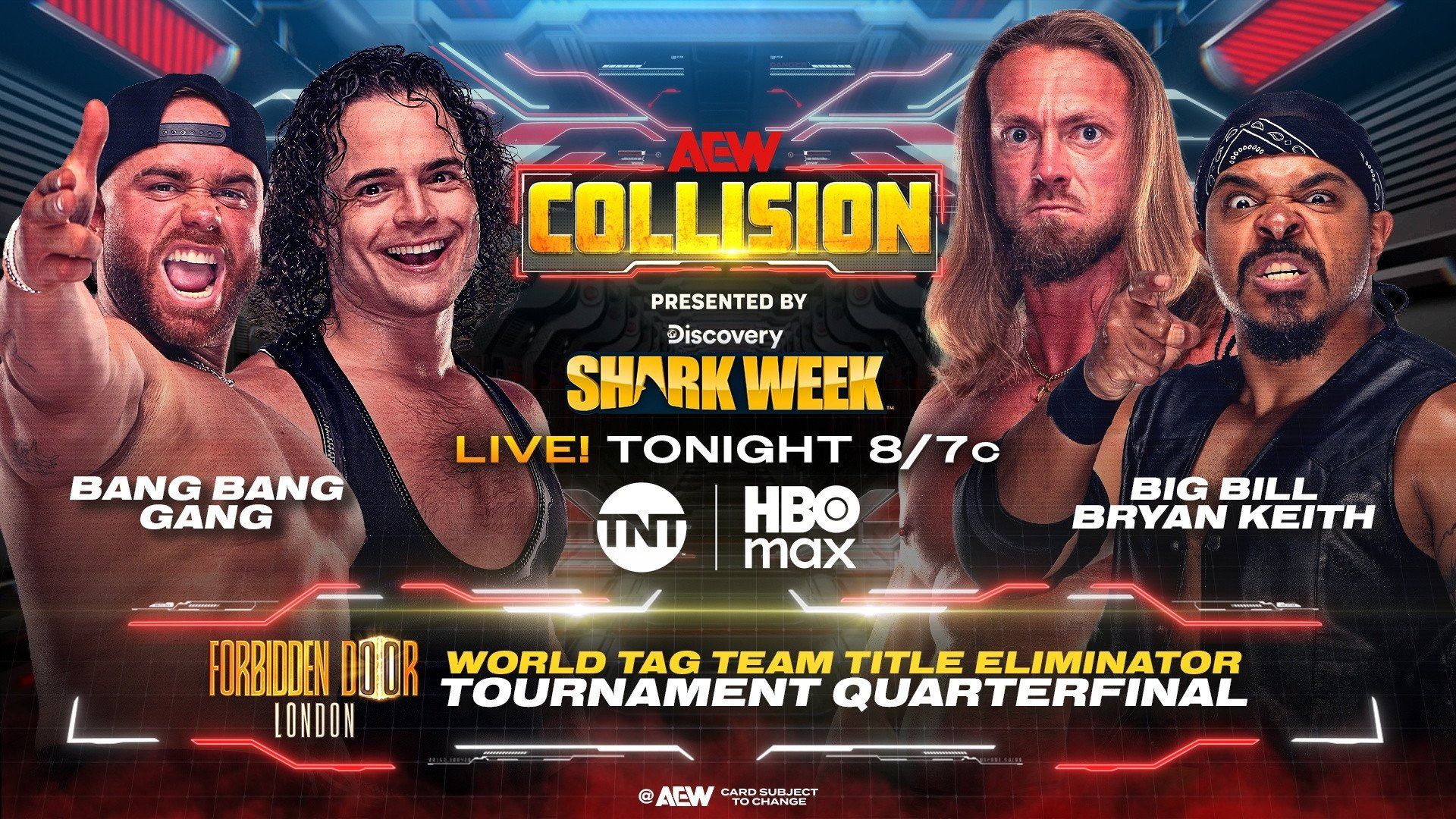 AEW Collision background