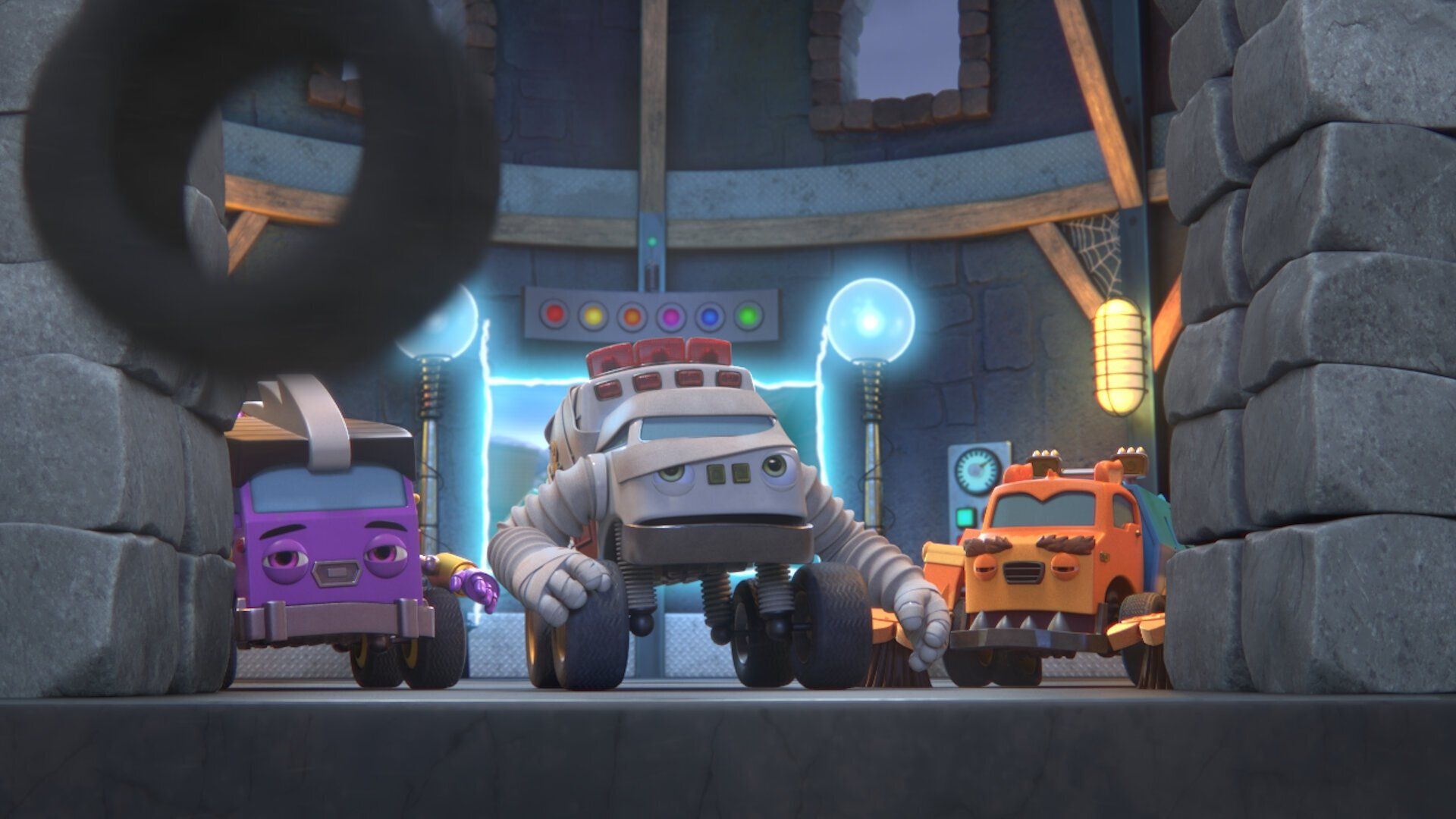 Mighty MonsterWheelies background