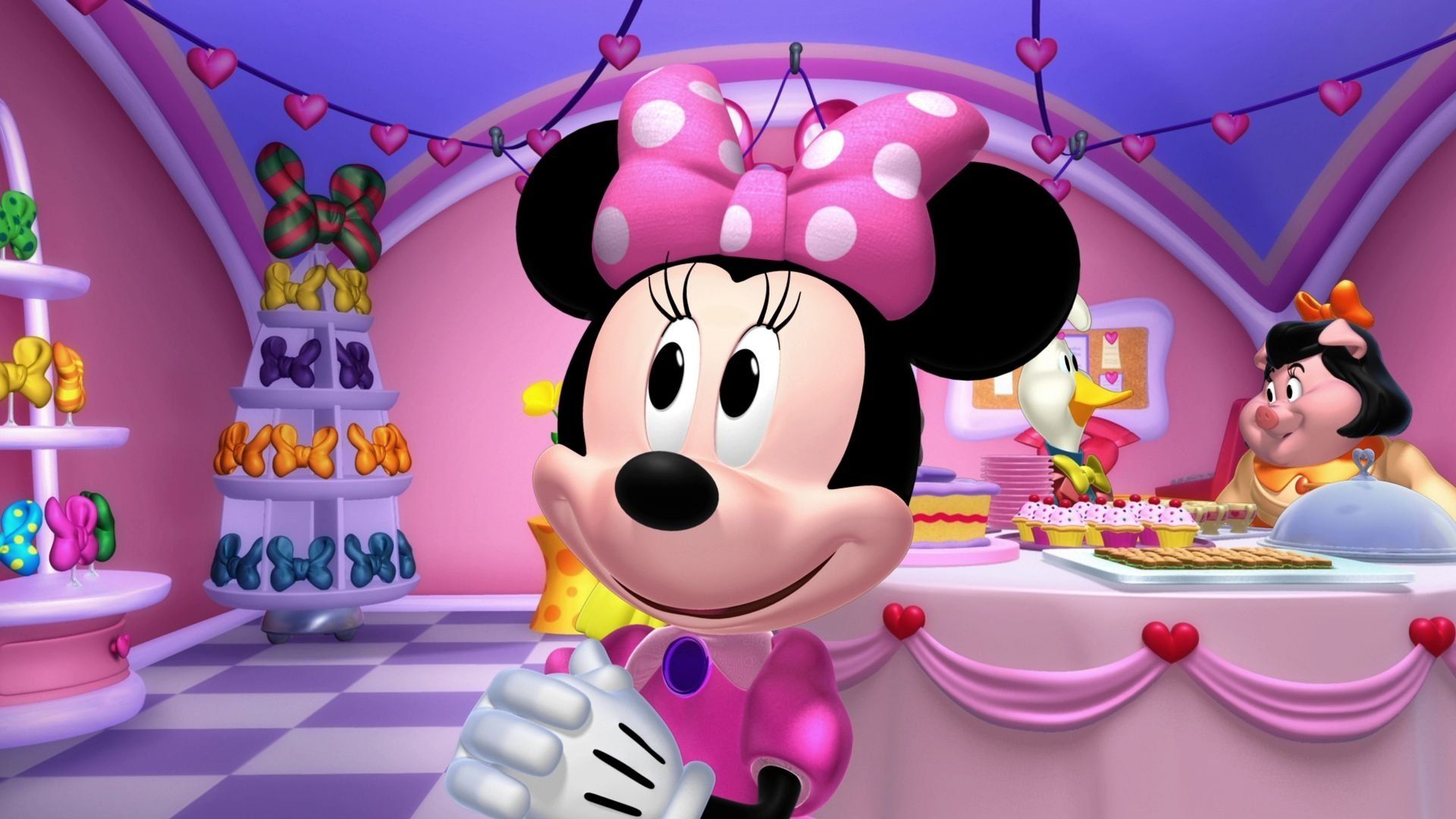 Minnie's Bow-Toons background