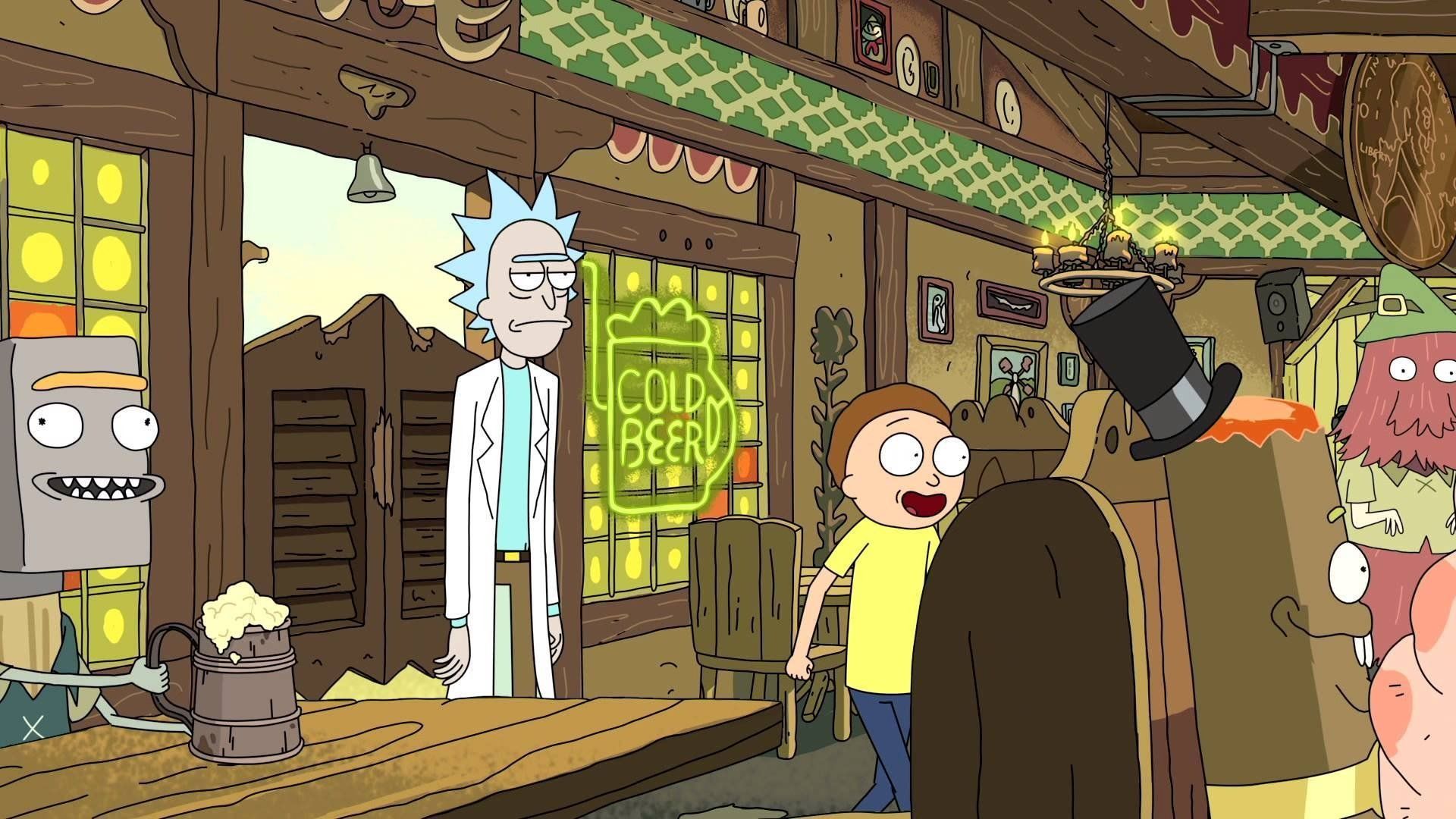 Rick and Morty background