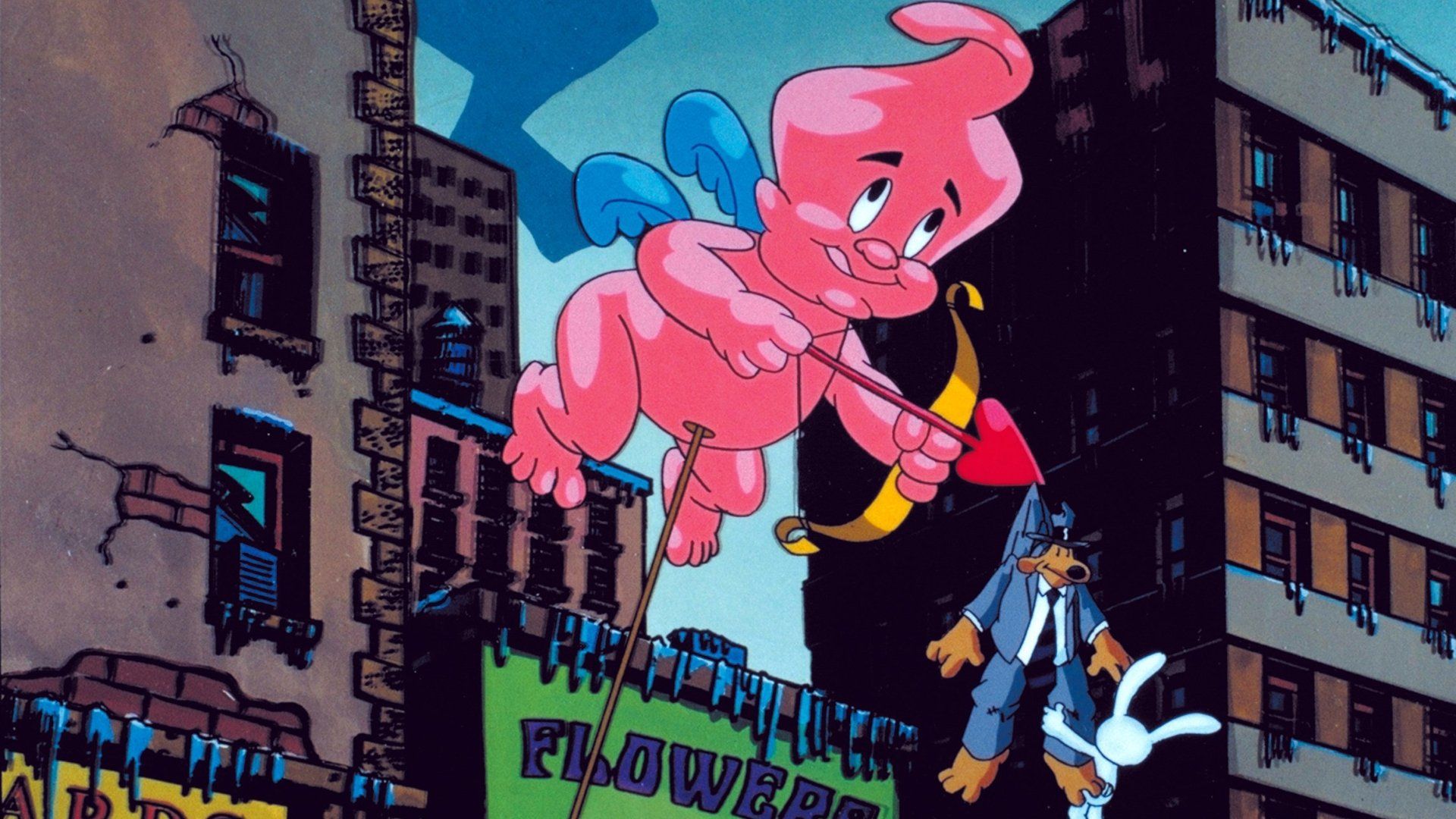 The Adventures of Sam & Max: Freelance Police background