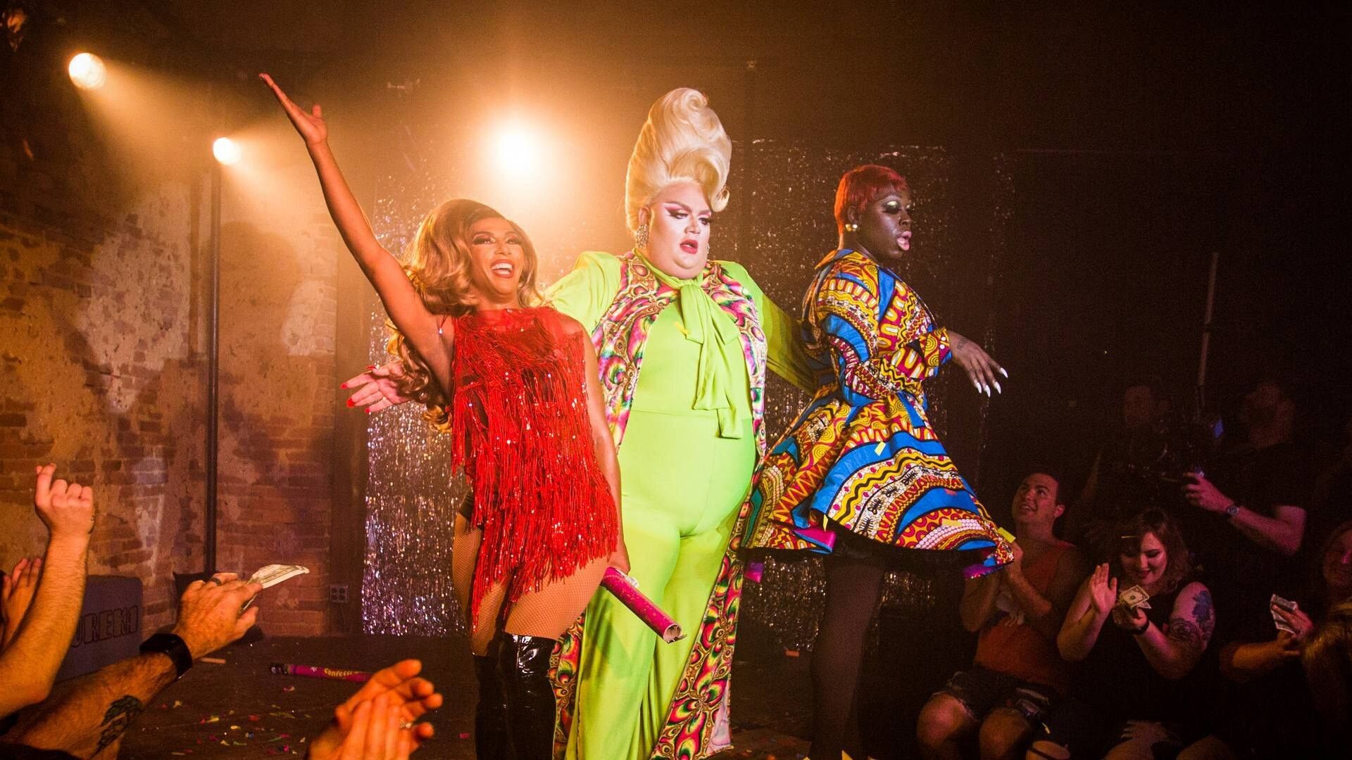 We're Here background