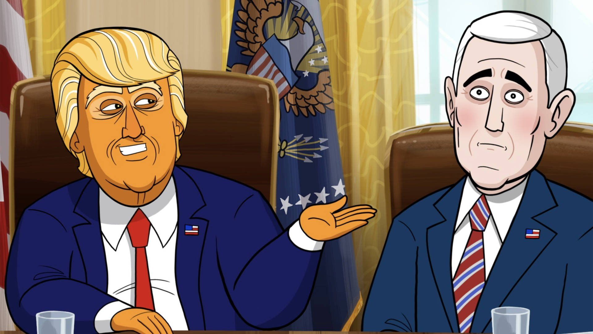 Our Cartoon President background
