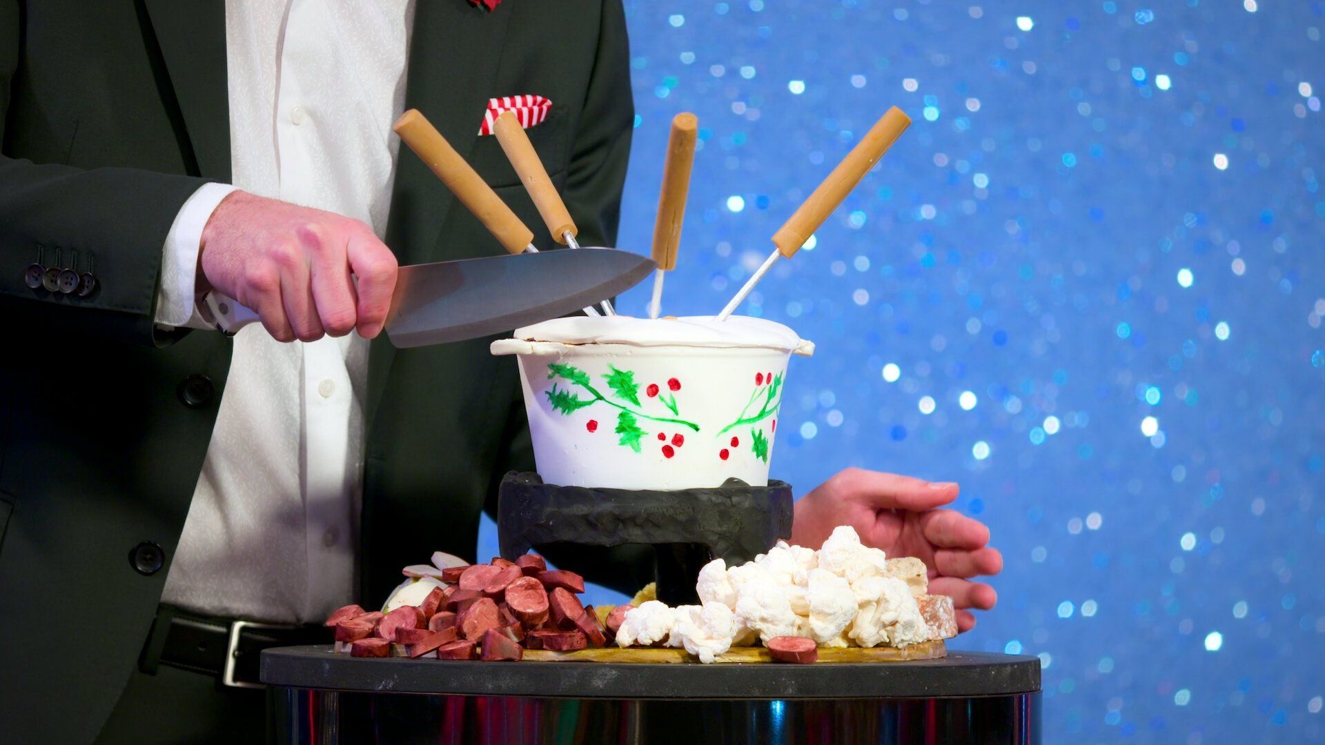 Is It Cake? Holiday background