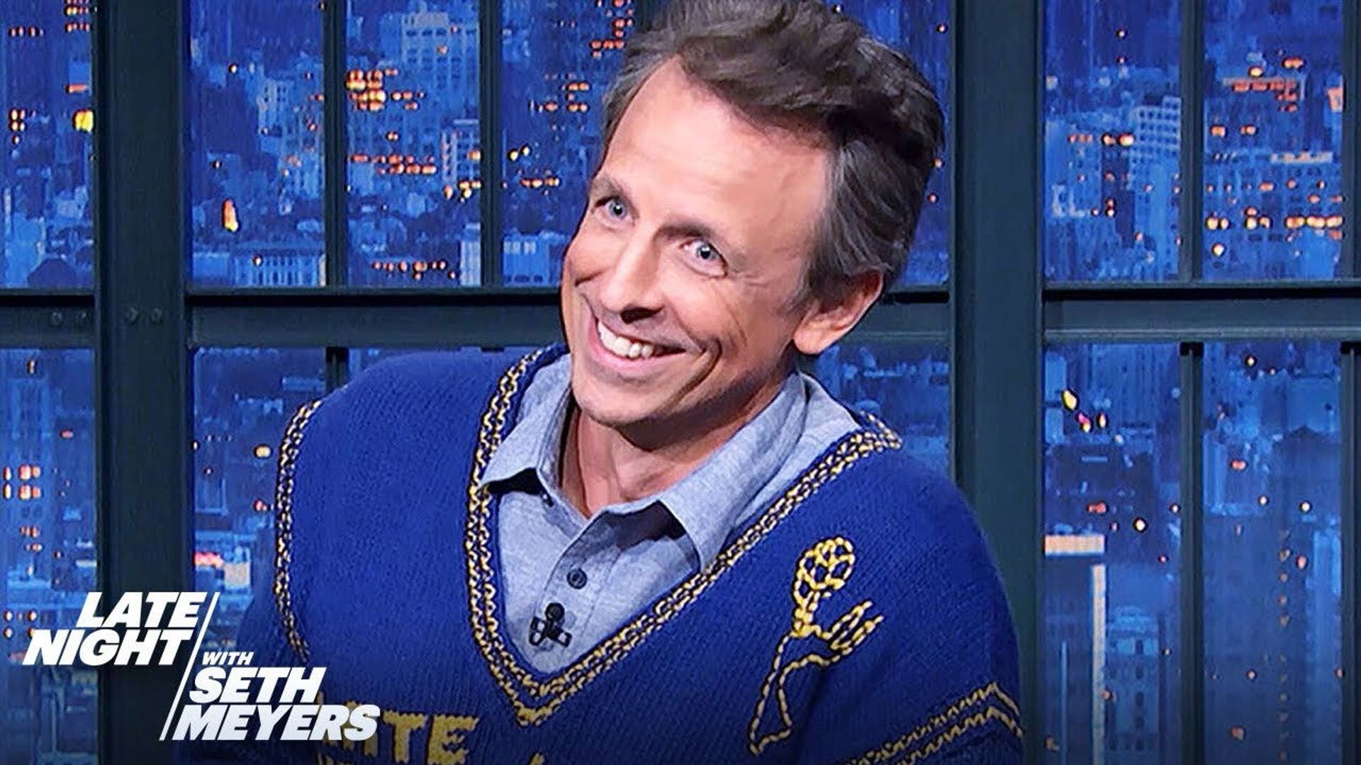 Late Night with Seth Meyers: Corrections" background