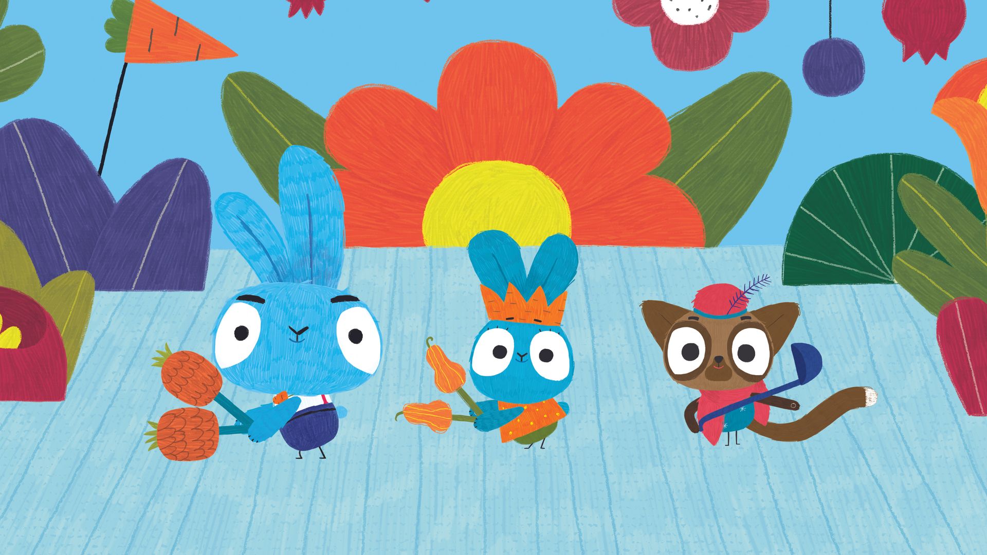 Brave Bunnies background