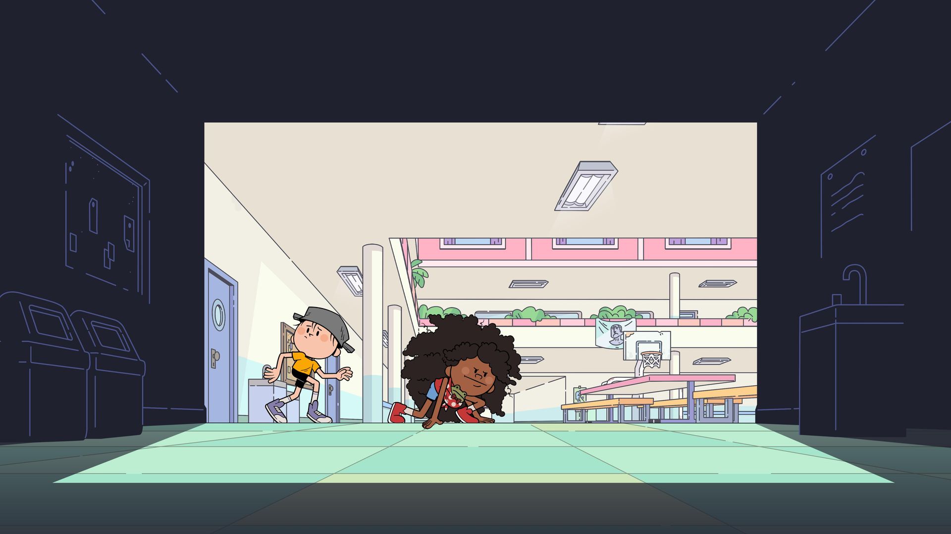 The Nutty Boy background