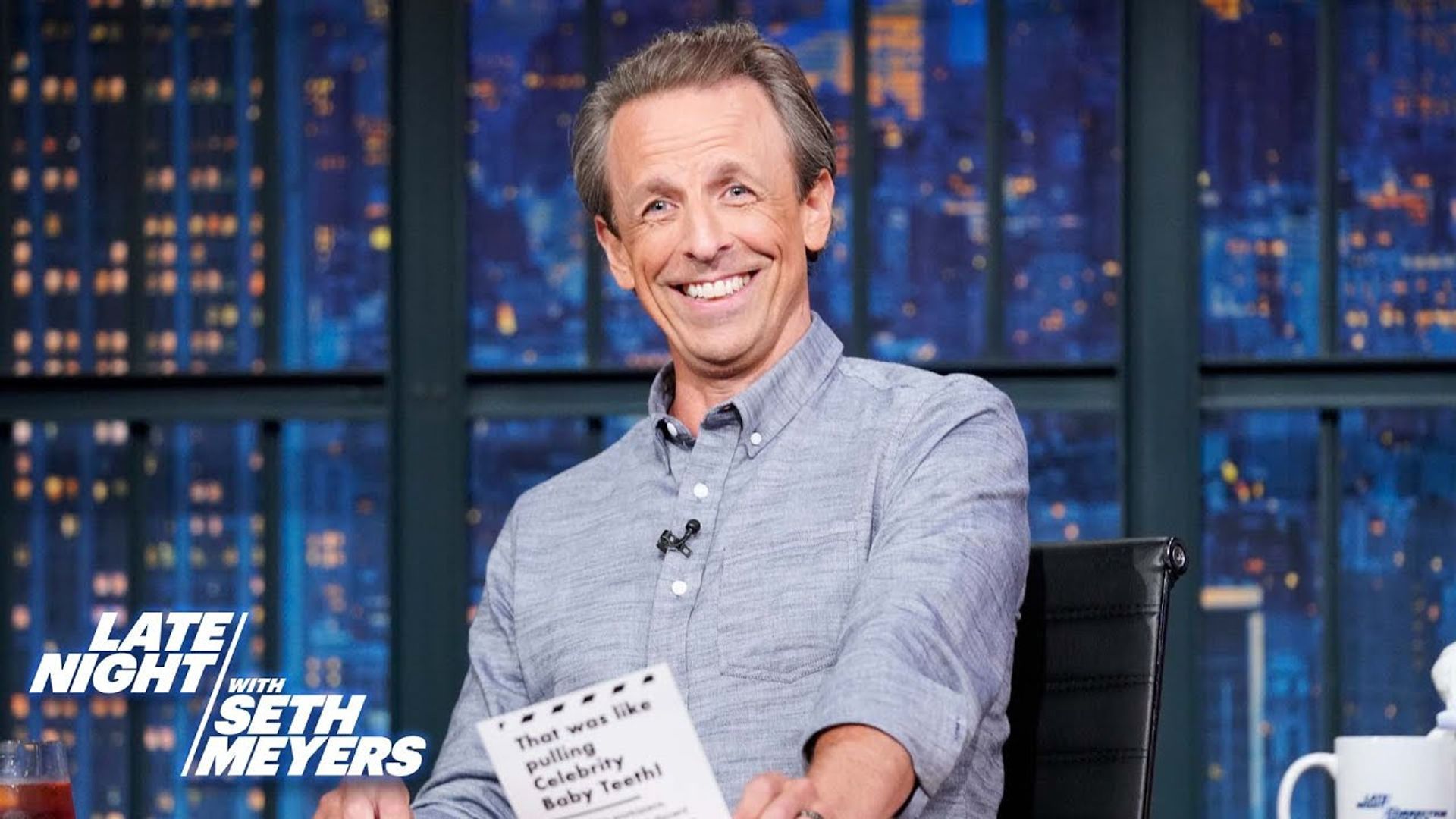Late Night with Seth Meyers: Corrections" background