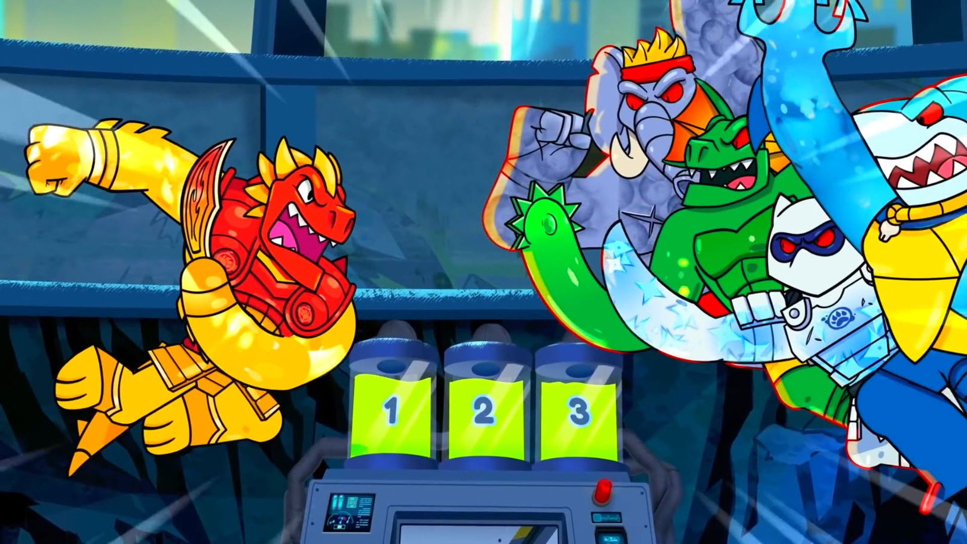 Heroes of Goo Jit Zu background