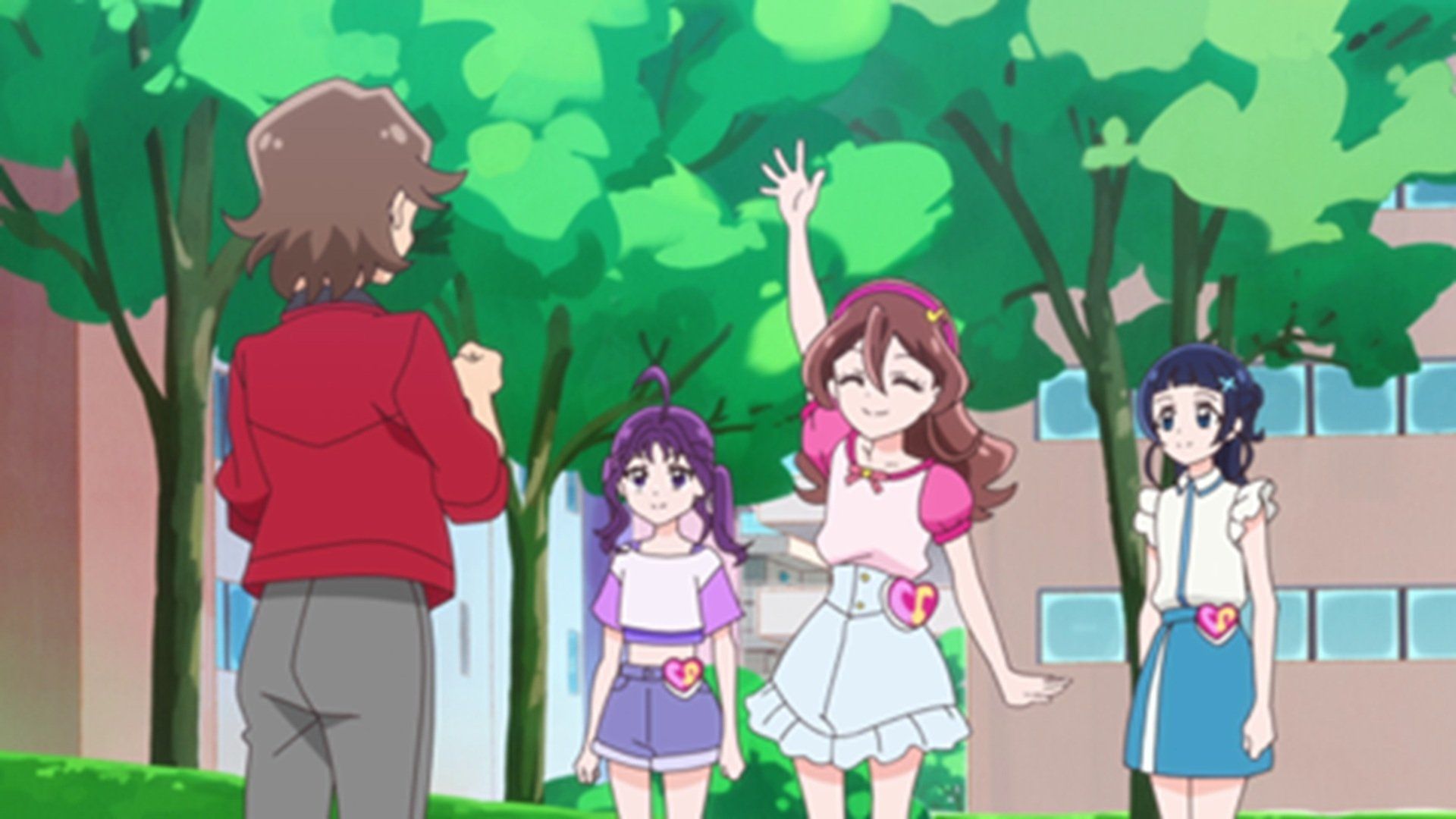 You and Idol Precure background