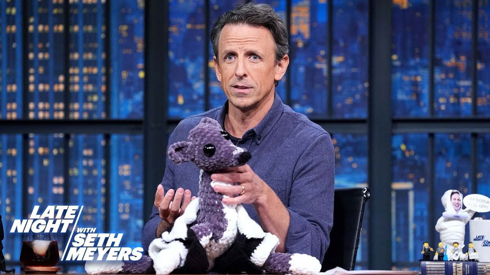 Late Night with Seth Meyers: Corrections" background