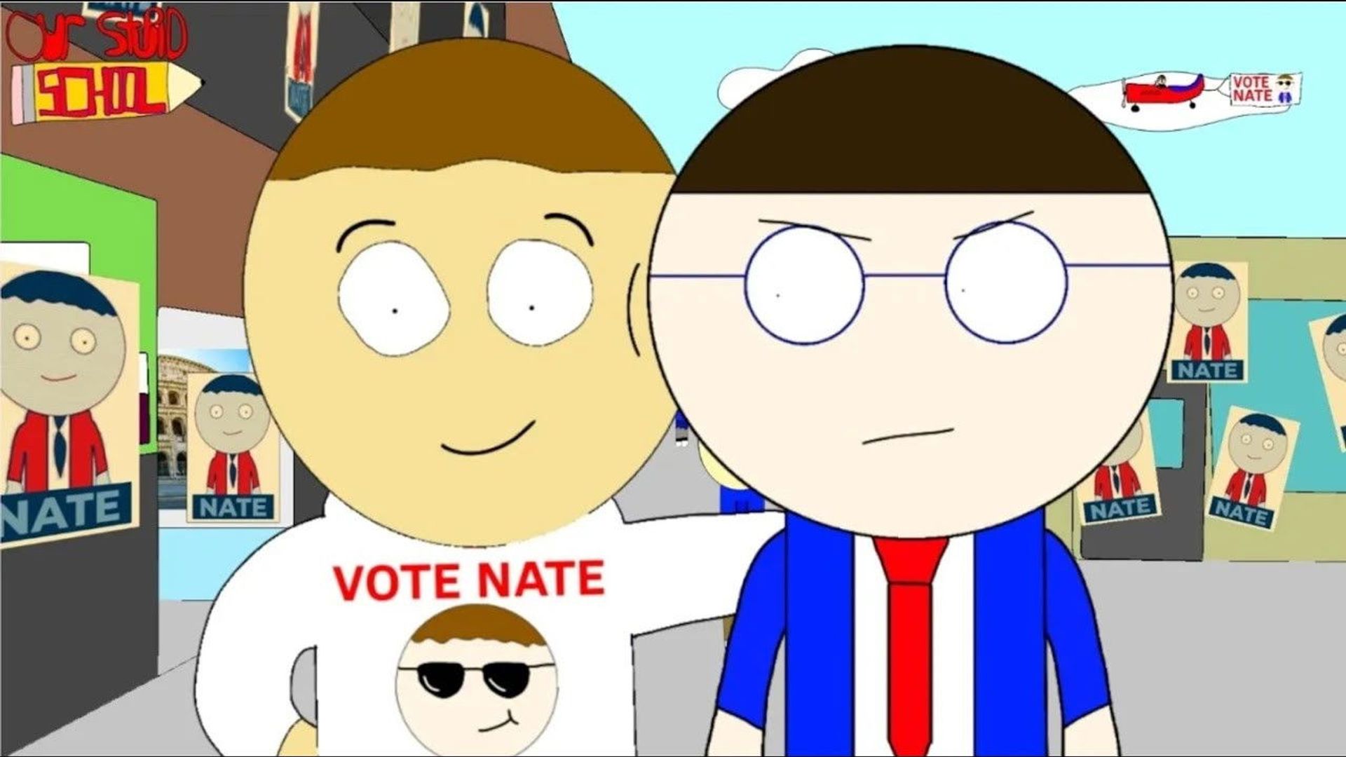 Our Stupid School background