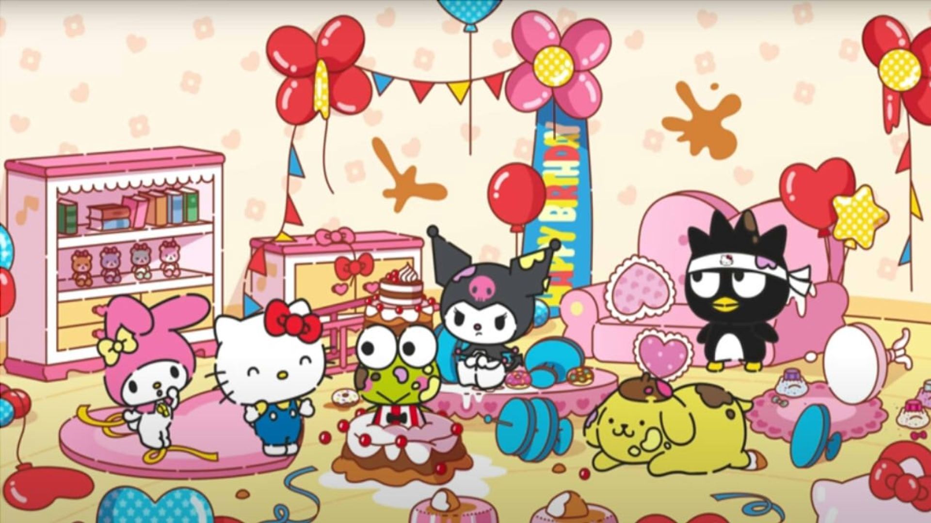 Hello Kitty and Friends Supercute Adventures background