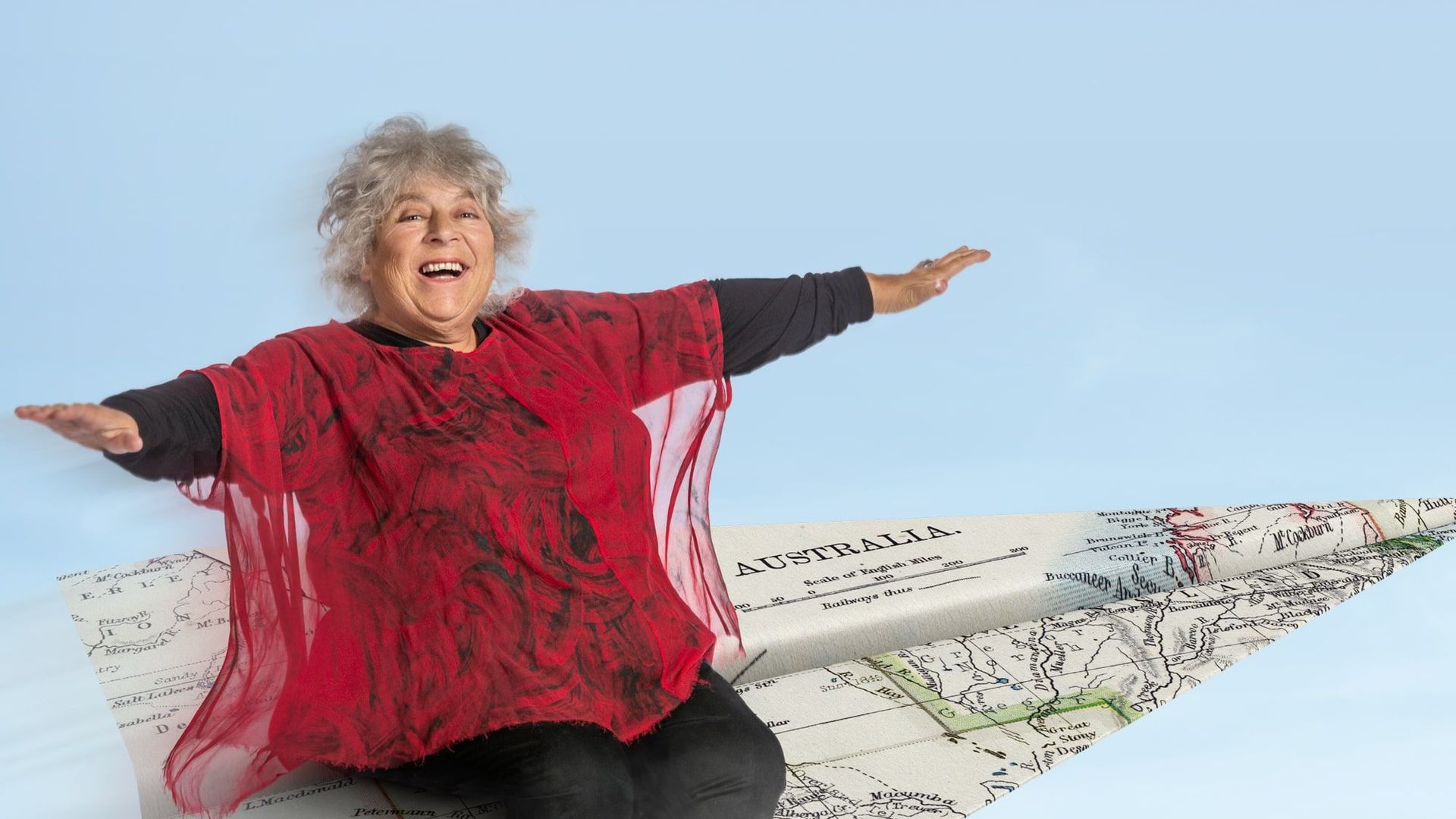 Miriam Margolyes: Australia Unmasked background
