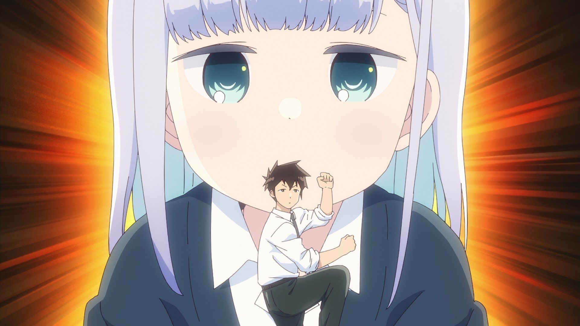 Aharen-san wa hakarenai background