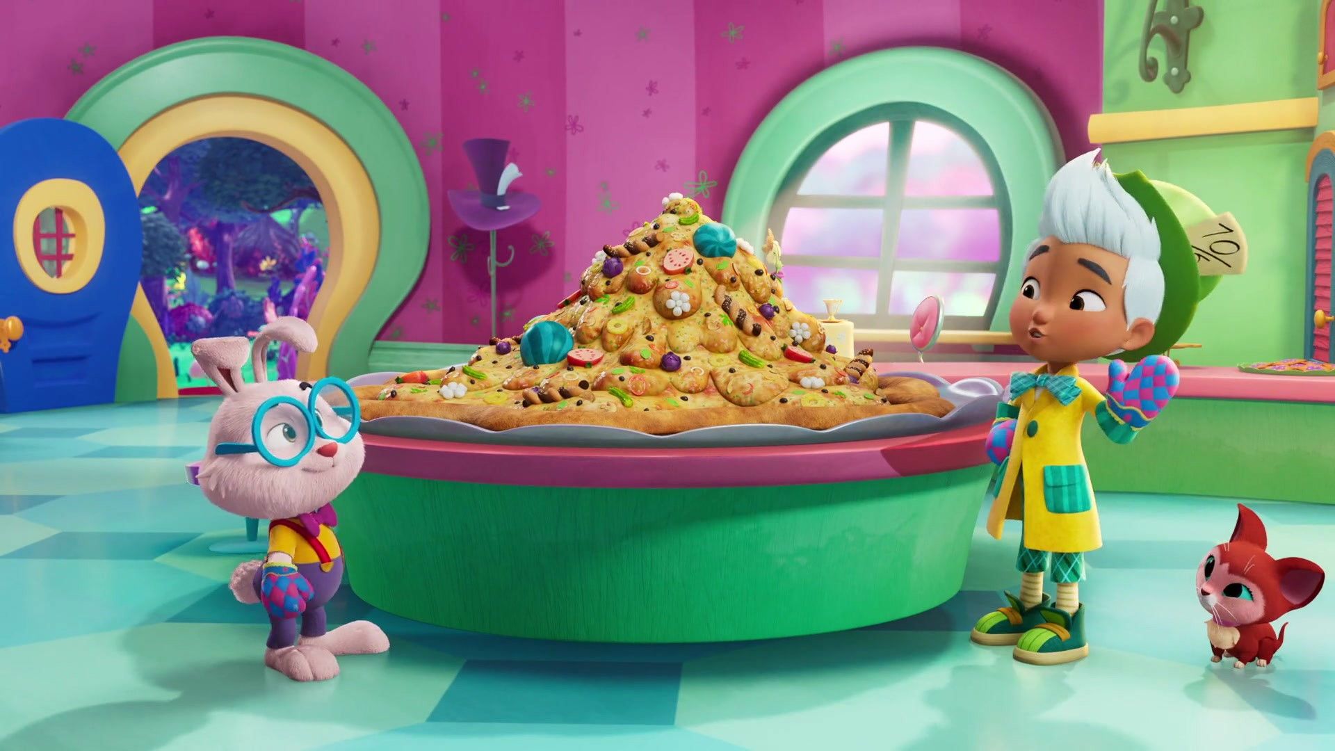 Alice's Wonderland Bakery background